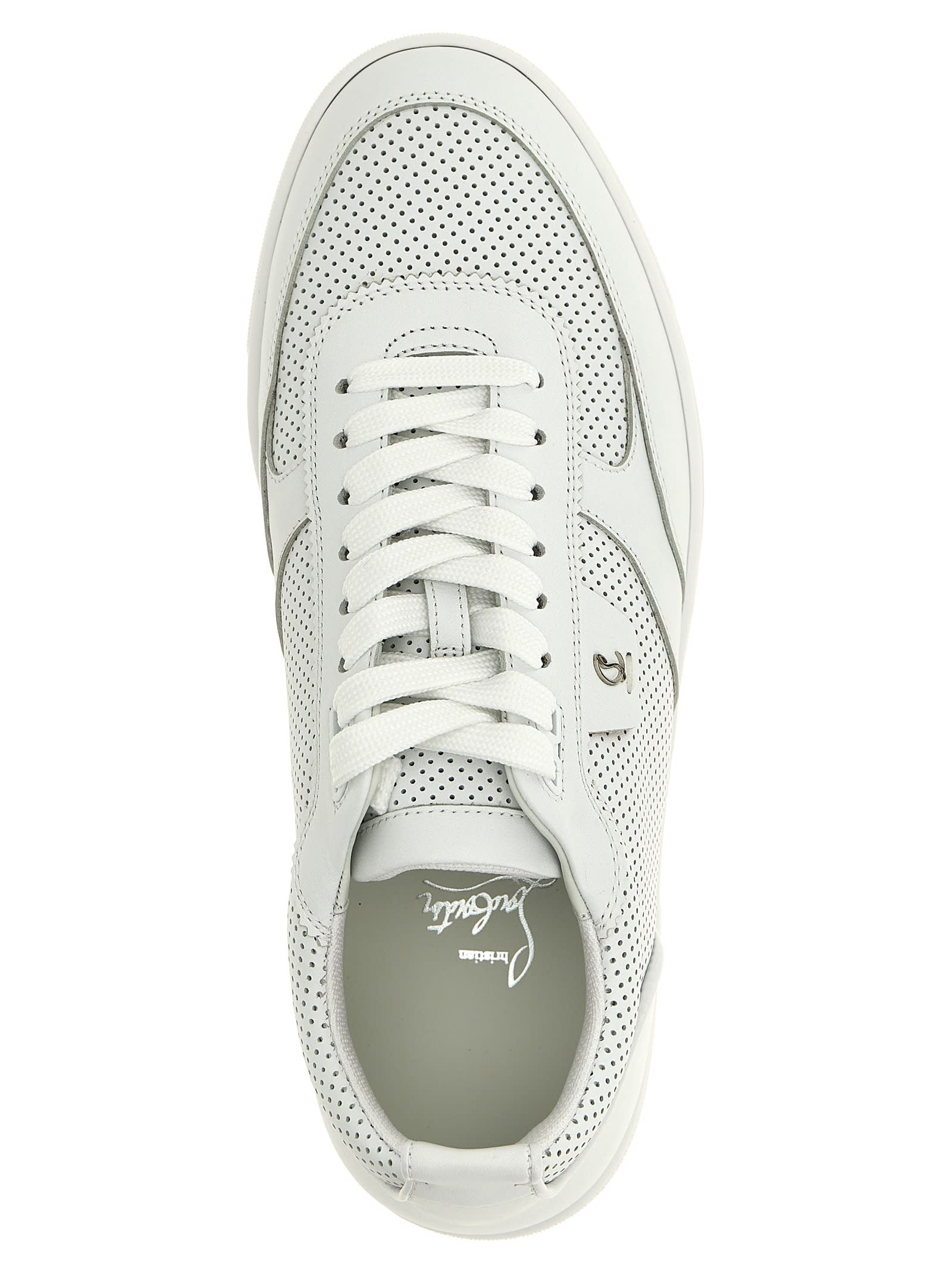 Christian Louboutin Tutti Rui Sneakers In White