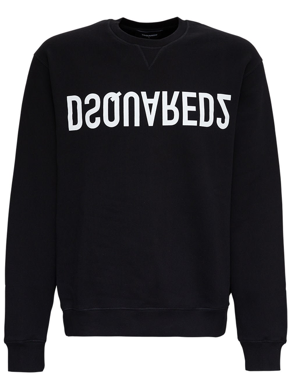 Dsquared2 Jersey Sweatshirt With Reverse Logo Print