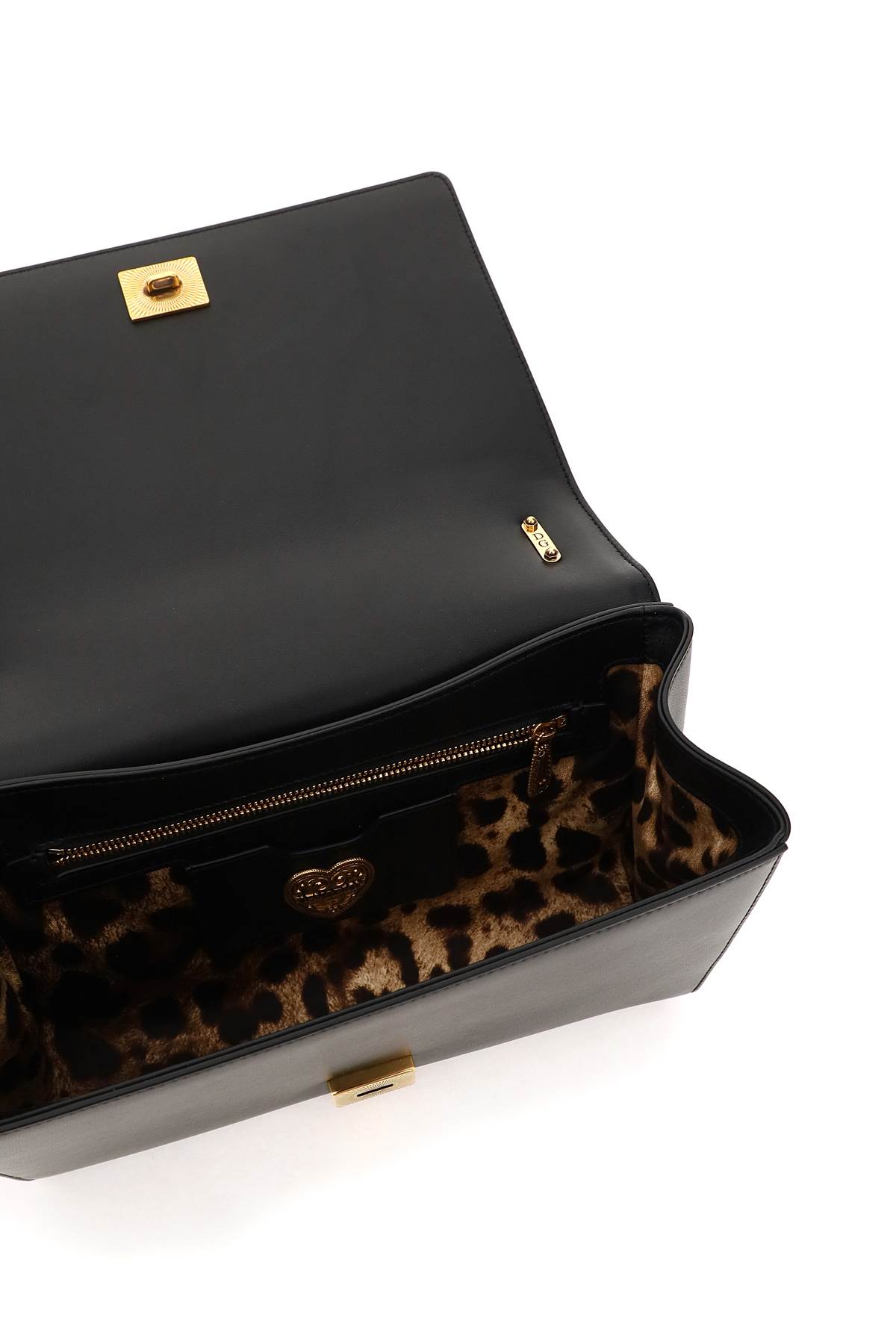 Dolce & Gabbana Large Devotion Shoulder Bag In Nero (black)