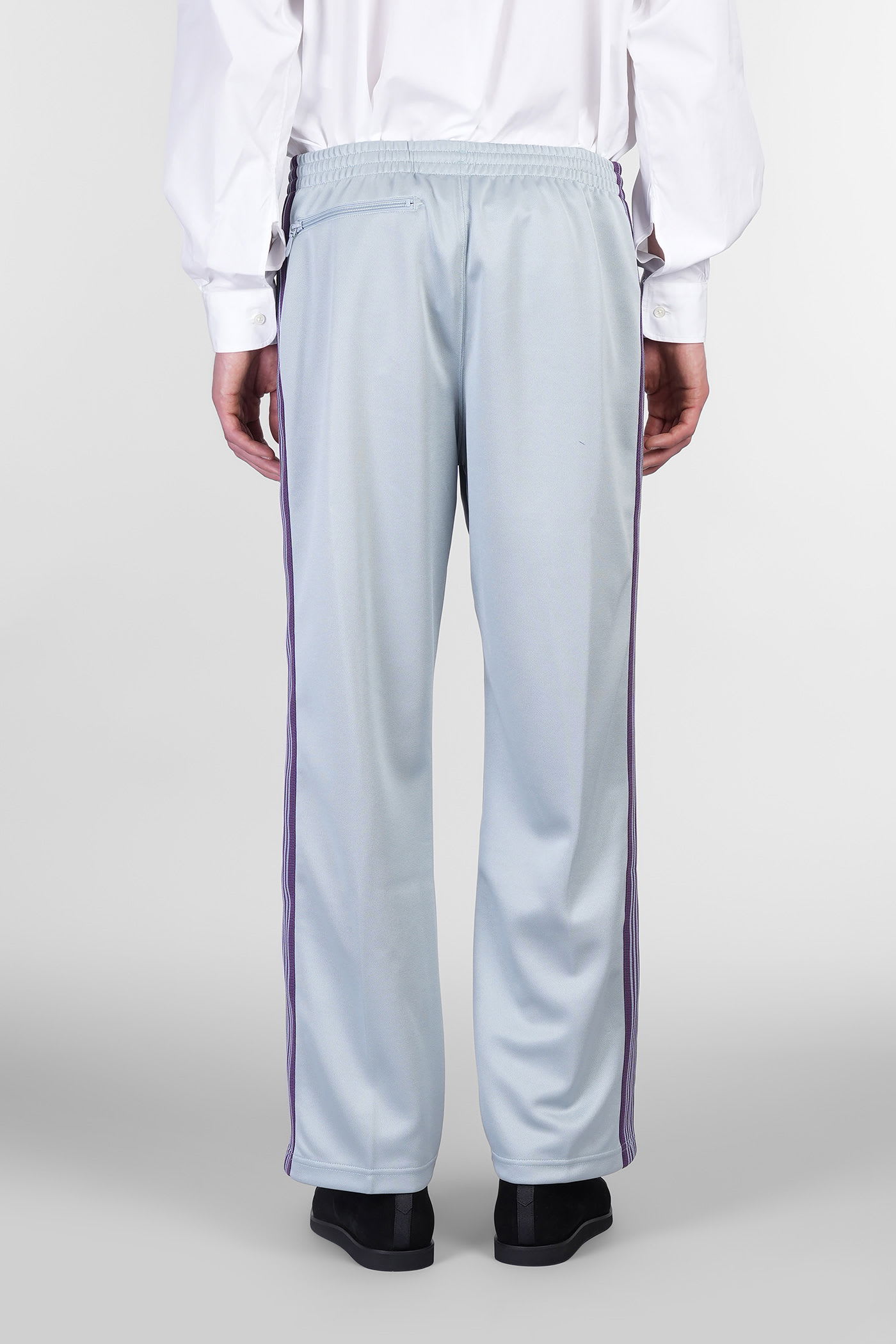 Needles Pants In Green Polyester In Gray