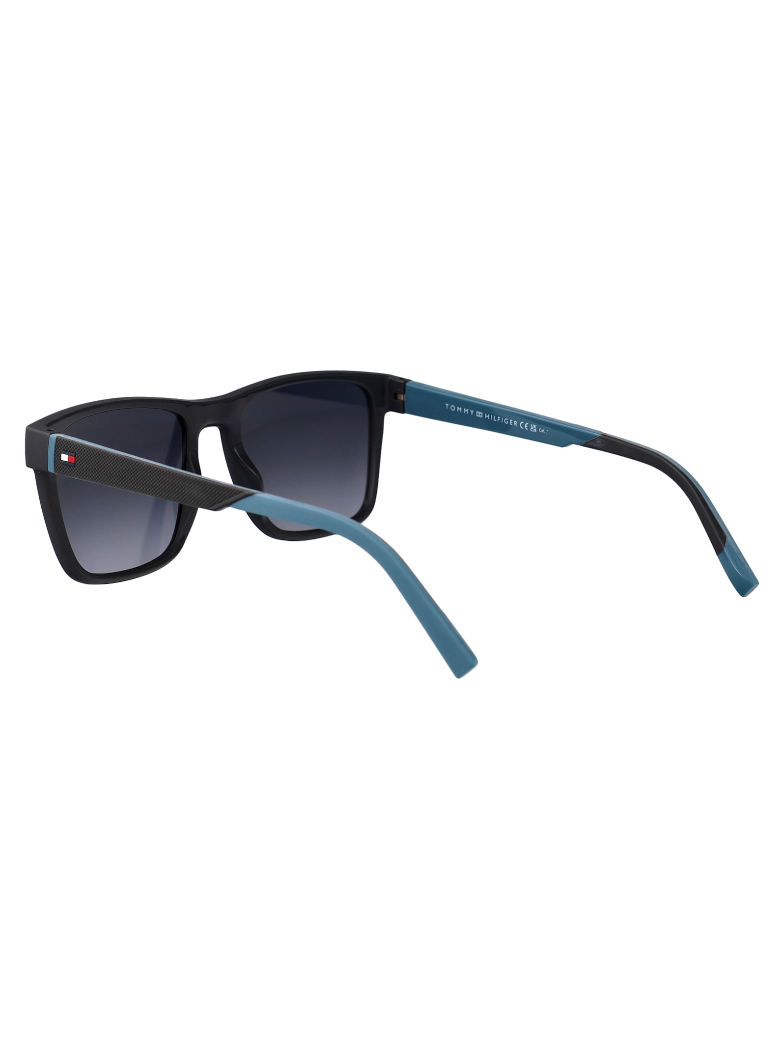 Tommy Hilfiger Grey Teal Eco Polyamide Sunglasses