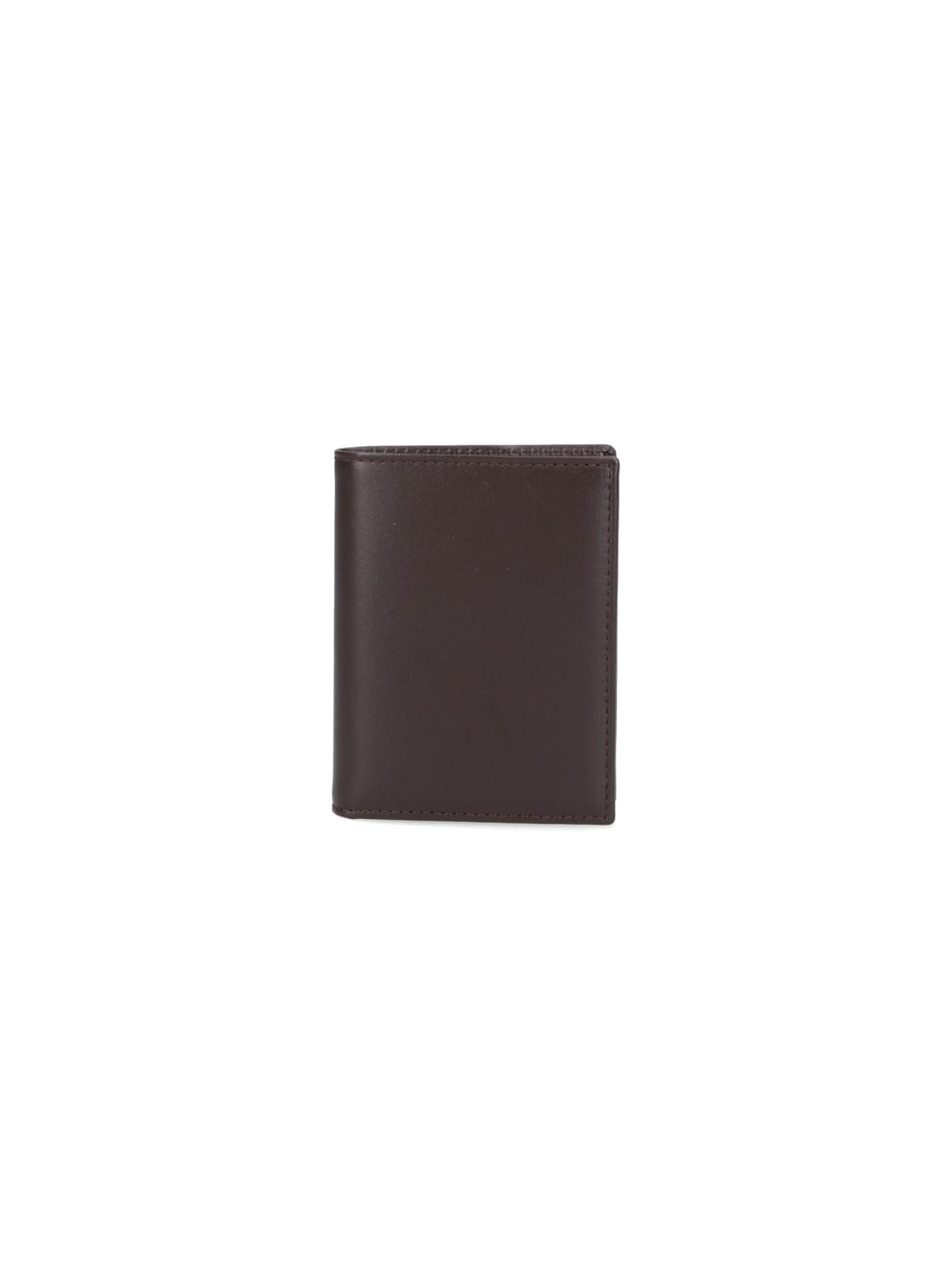 Shop Comme Des Garçons Bi-fold Wallet In Brown