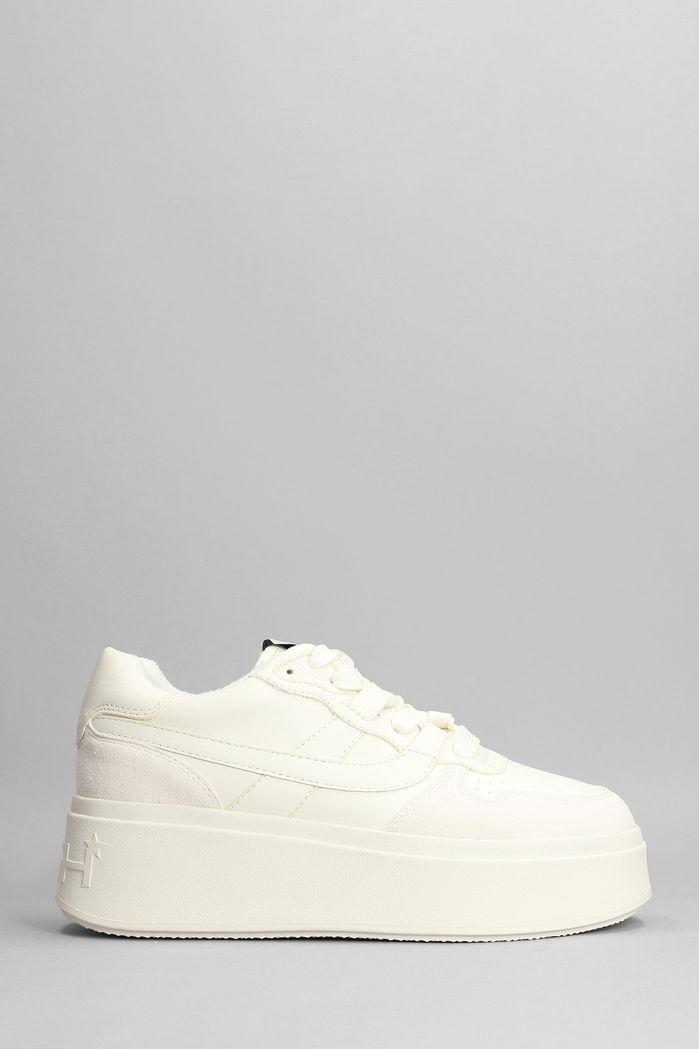 ASH MATCH SNEAKERS IN WHITE SUEDE AND LEATHER