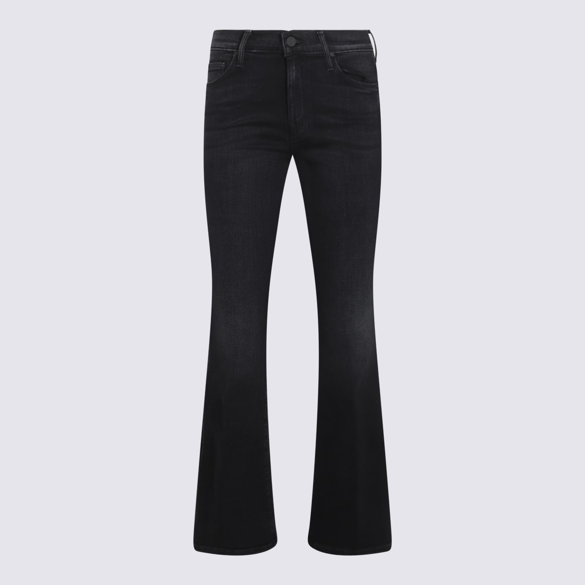 Black Cotton Denim Jeans