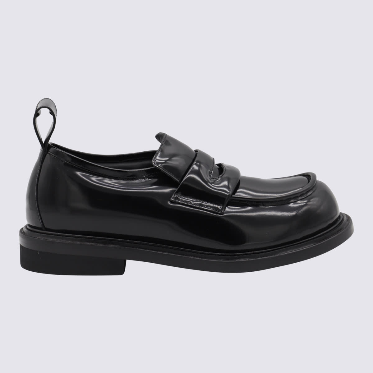 Black Leather Loafers