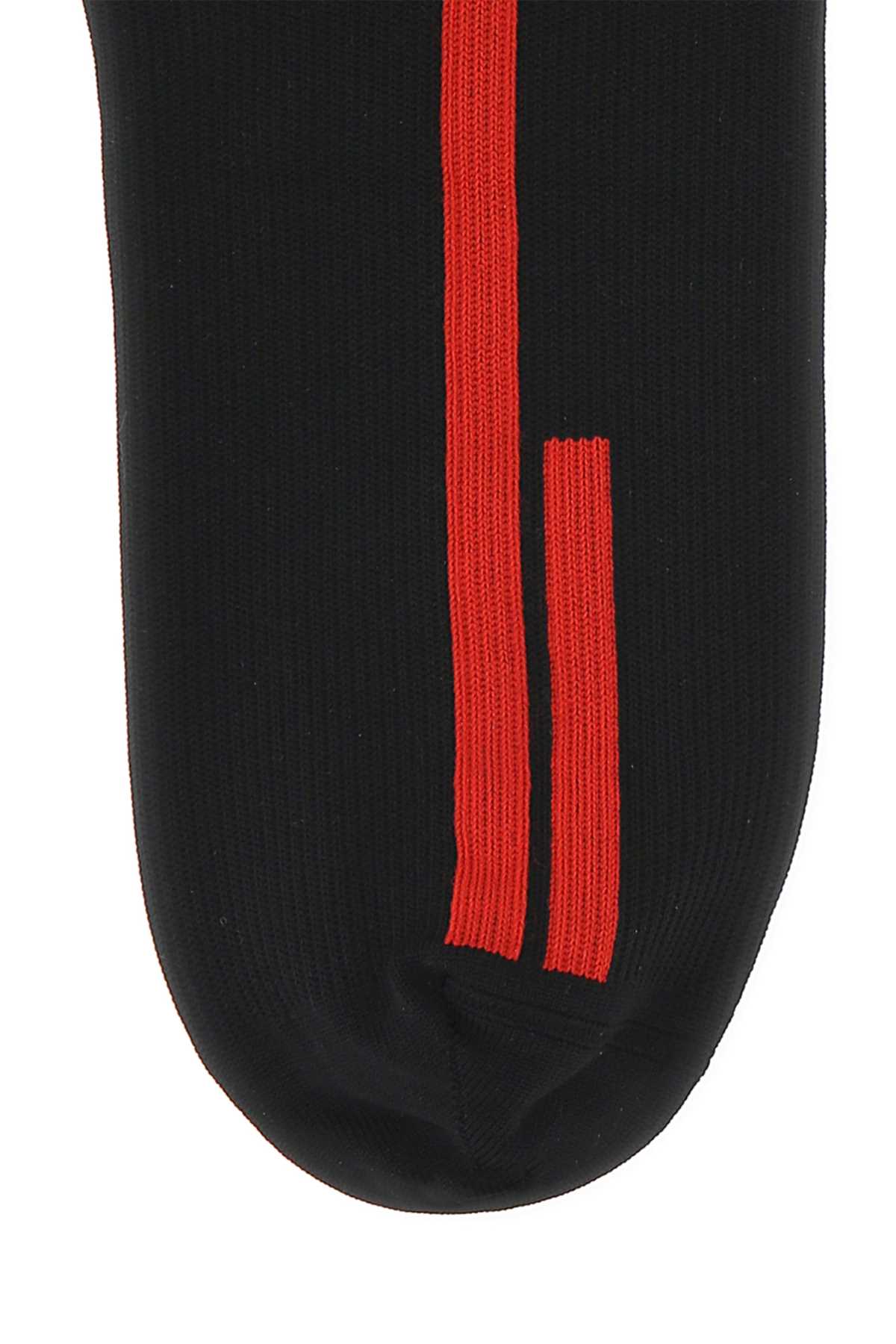 Shop Prada Black Polyester Socks In F0002