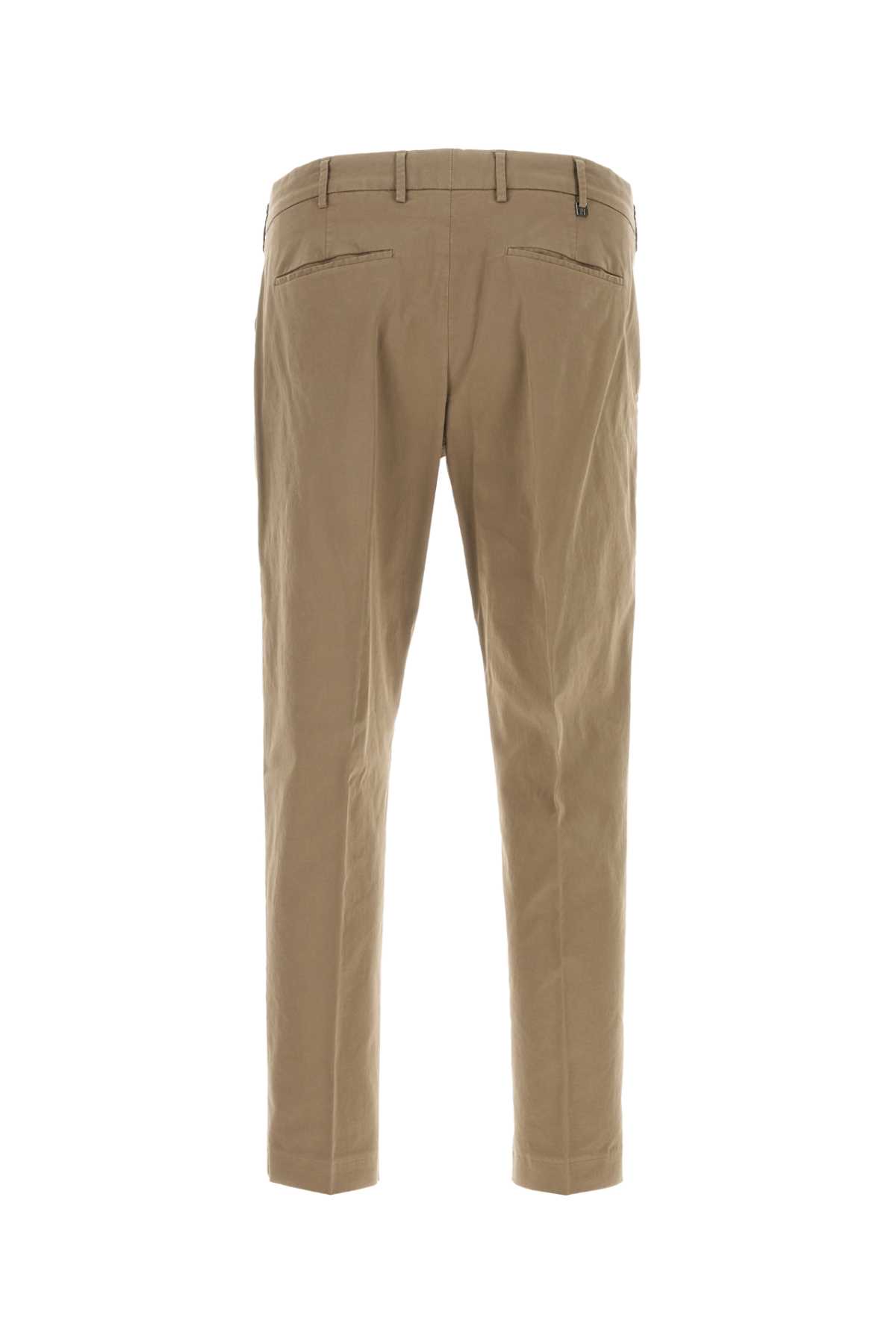 Pt Torino Pant Stretch Cotton Loops Belt In Y121