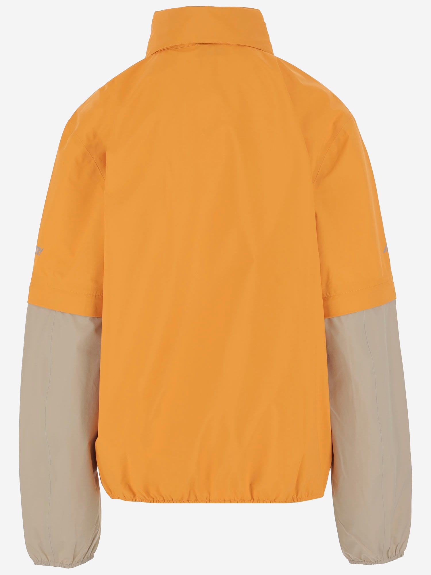 Autry Two-tone Zip-front Jacket In Orange