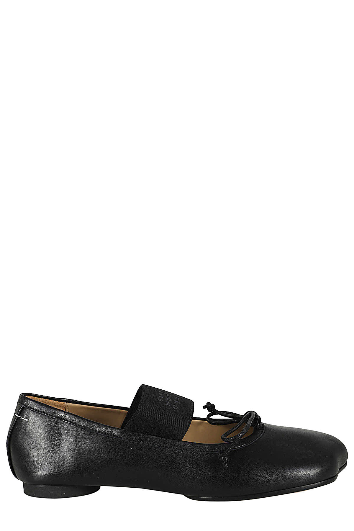 Shop Mm6 Maison Margiela Ballet Shoe In Black