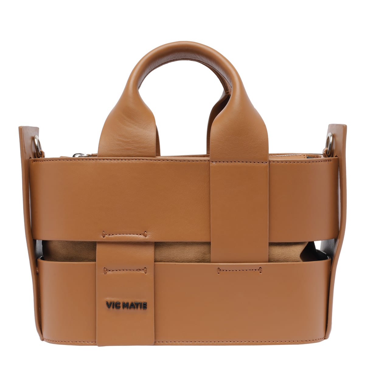 Vic Matié Leather Handbag