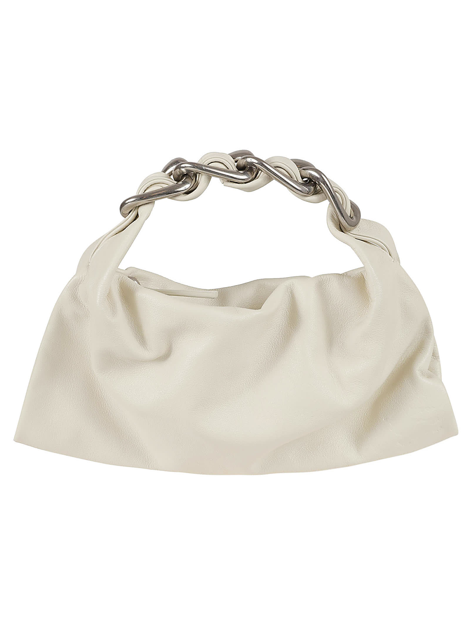 Twisted Chain Top Handle Shoulder Bag