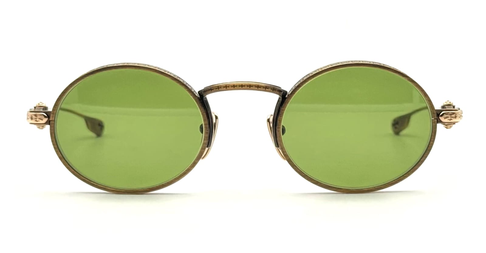Chrome Hearts Sunglasses In Gold