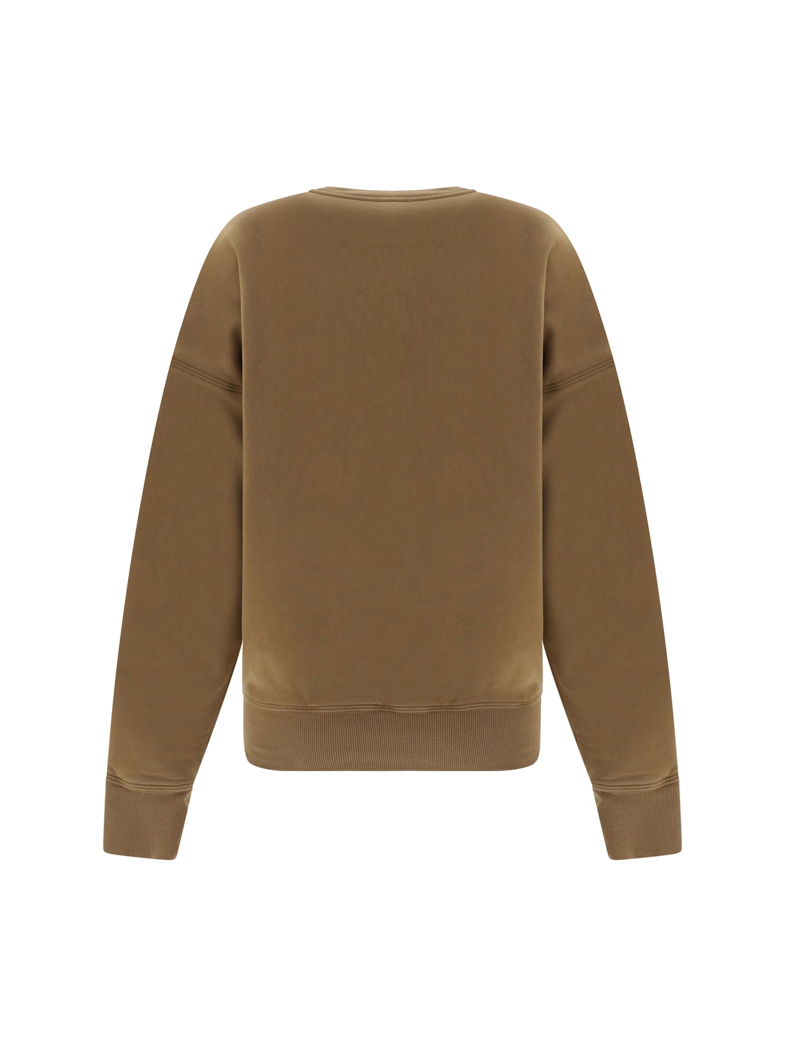 Shop Saint Laurent Sweatshirt In Caramel