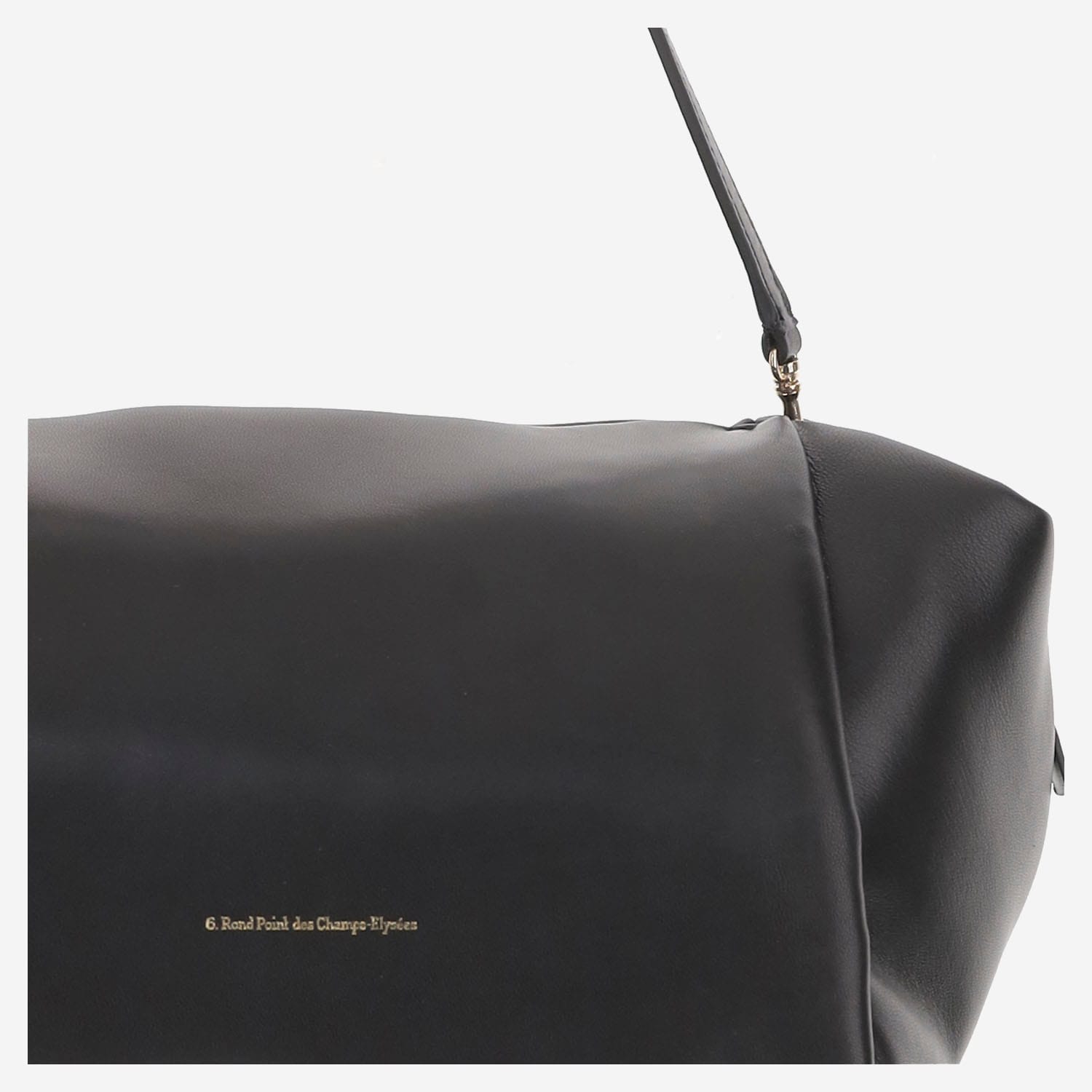 Shop Carven Marie Leather Bag In Black