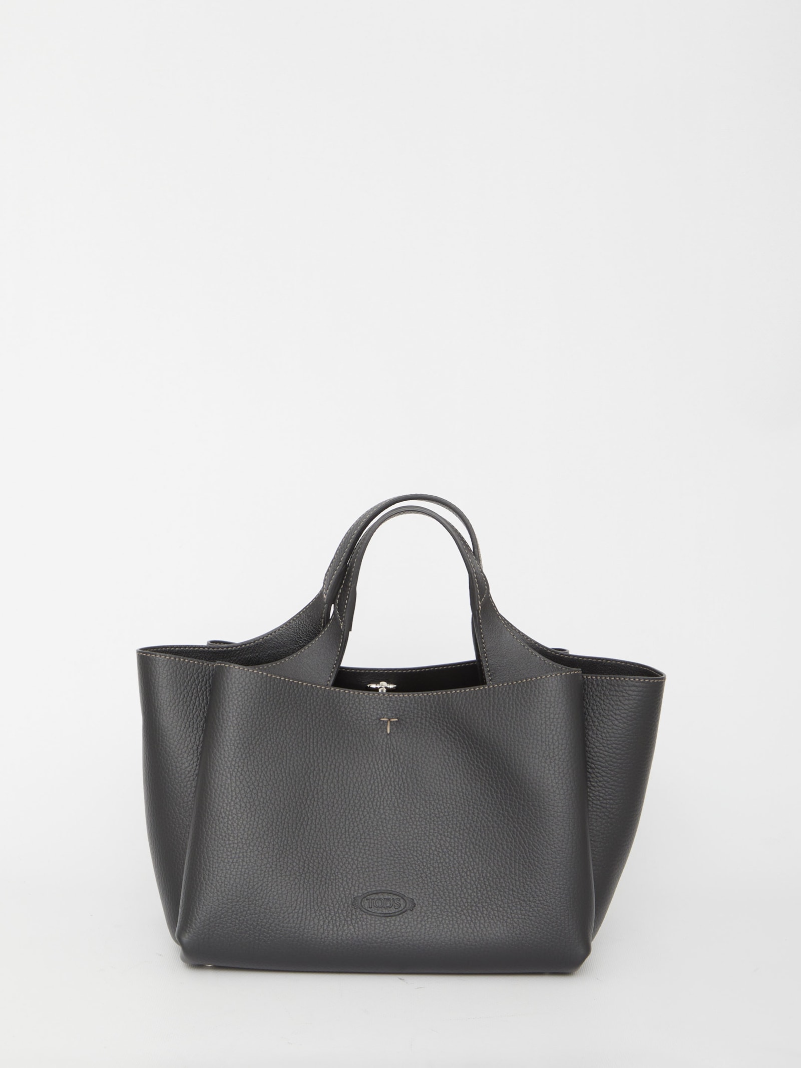 Tod's Mini Leather Bag In Black