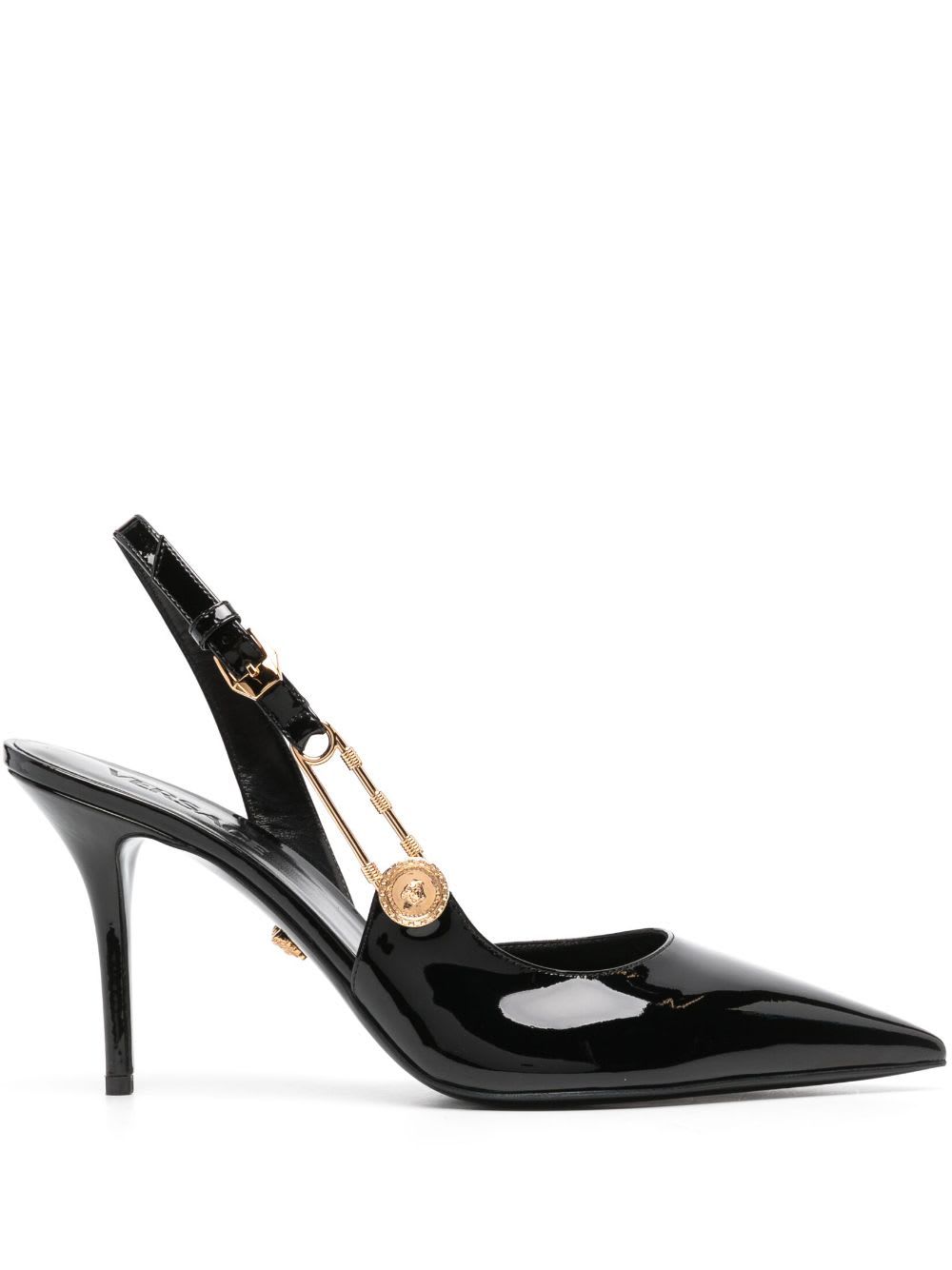 VERSACE SLING BACK CALF LEATHER