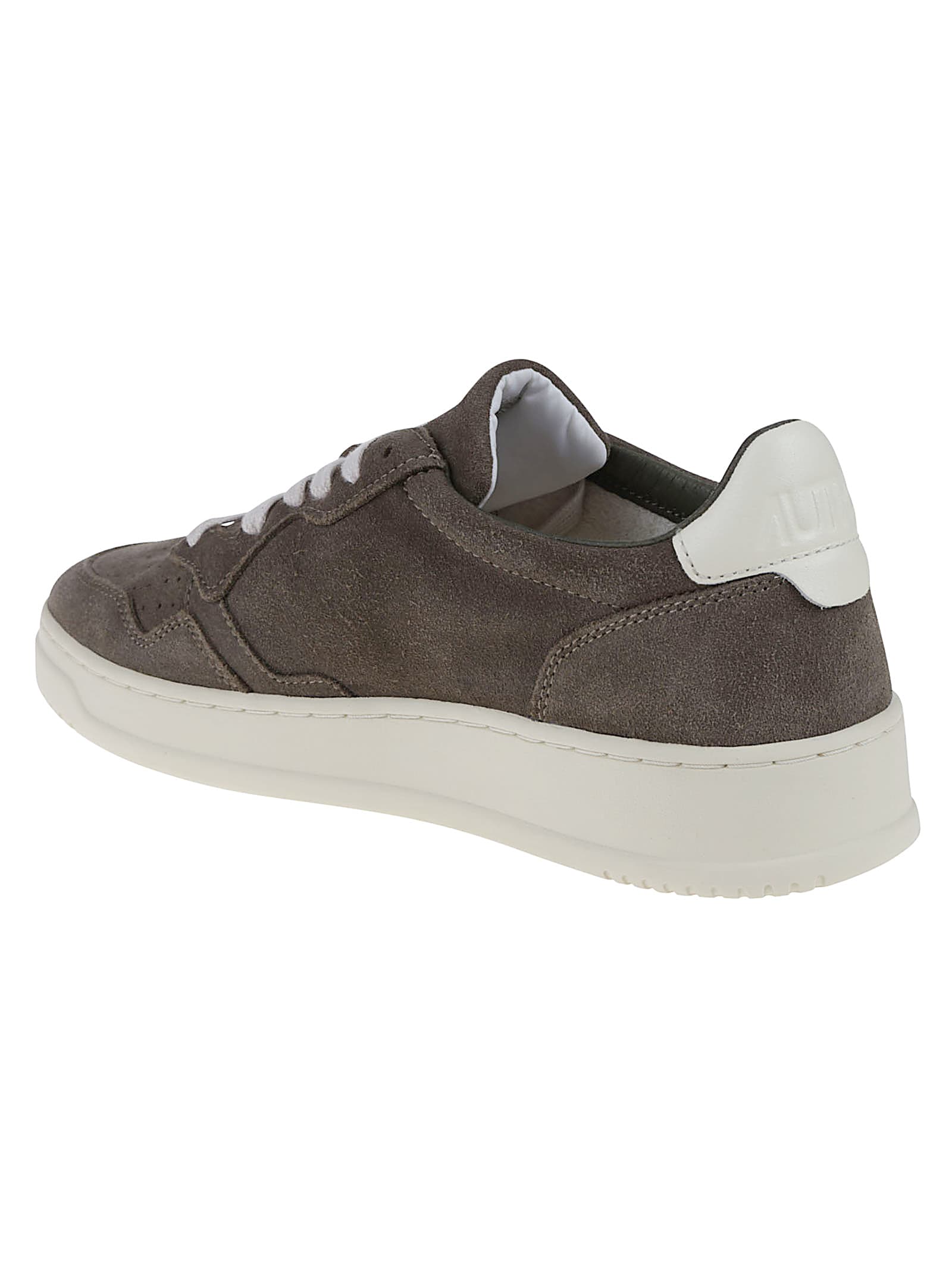Autry Medalist Low-top Suede Sneakers In Gray