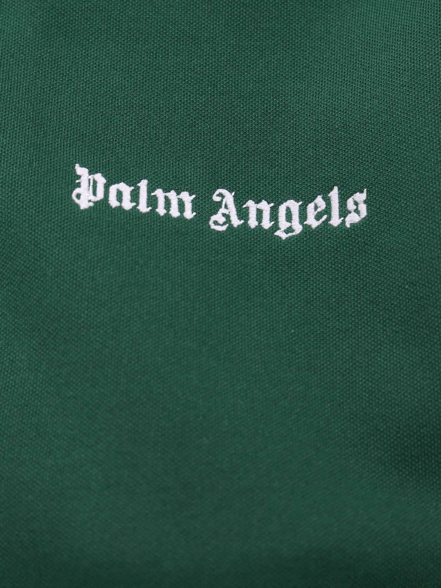 Shop Palm Angels Sweatshirt In Forest Green