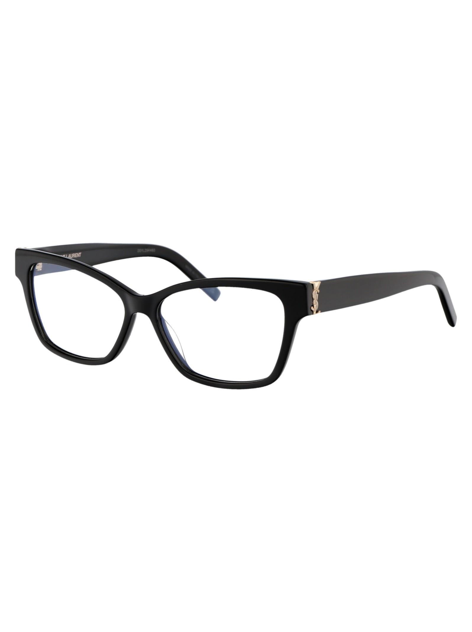 Saint Laurent Sl M116 Glasses In 001 Black Black Transparent
