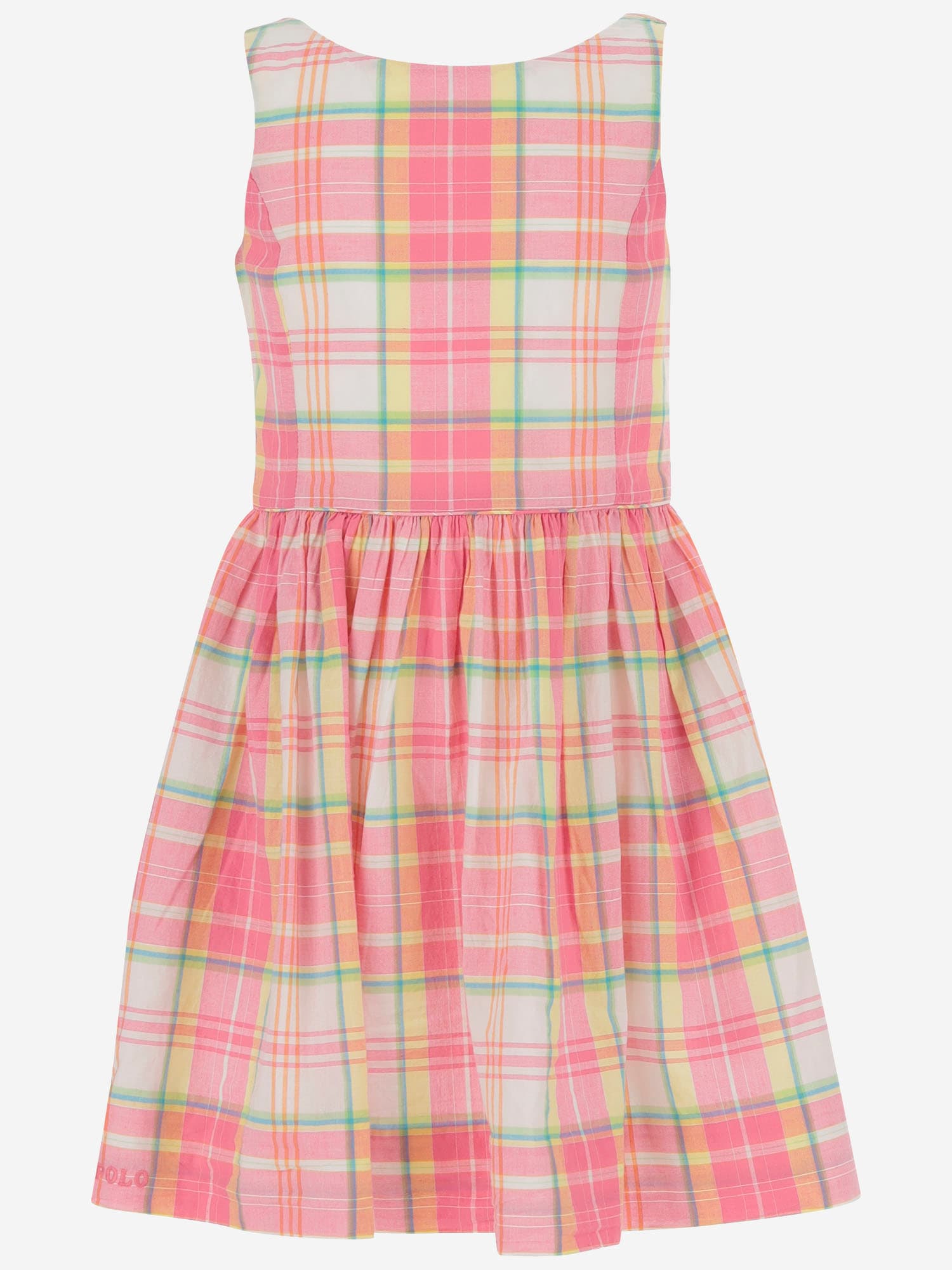 Polo Ralph Lauren Cotton Dress With Check Pattern