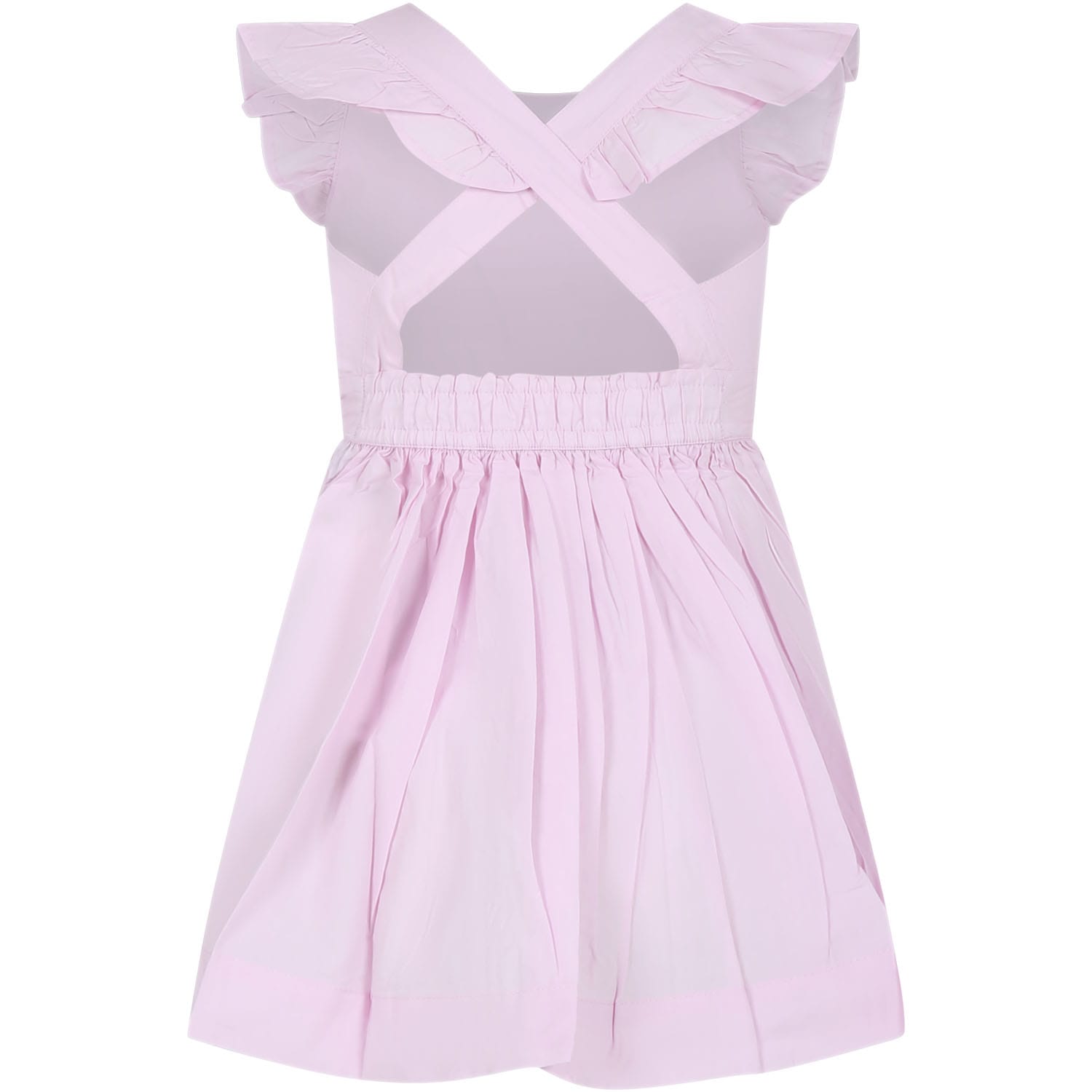 Shop Molo Pink Dress For Girl