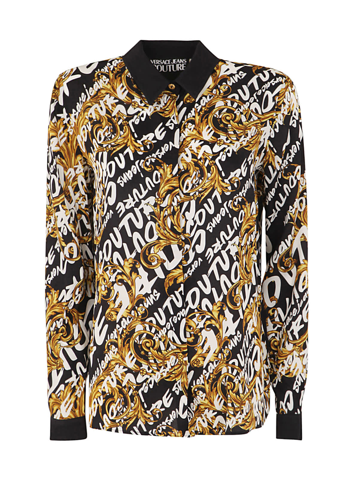 Versace Jeans Couture Mix Shirt Twill Viscose Pr Brush Couture
