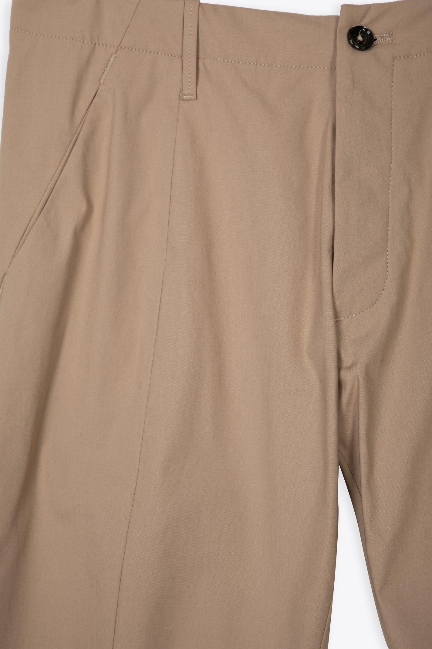 Turn it inside out: KHAKI CARROT PANTS