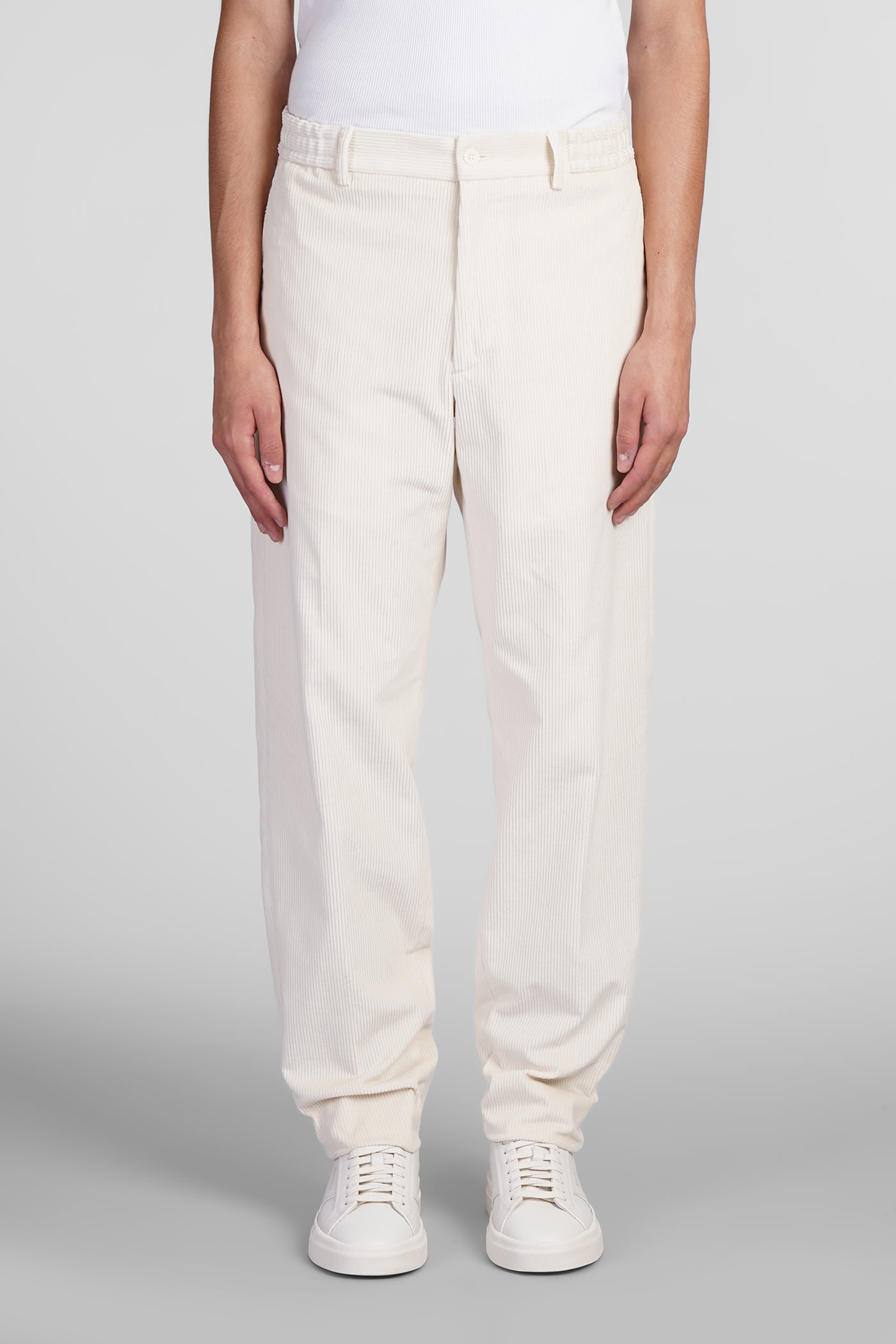 Tagliatore 0205 P Garcon Pants In Beige Cotton