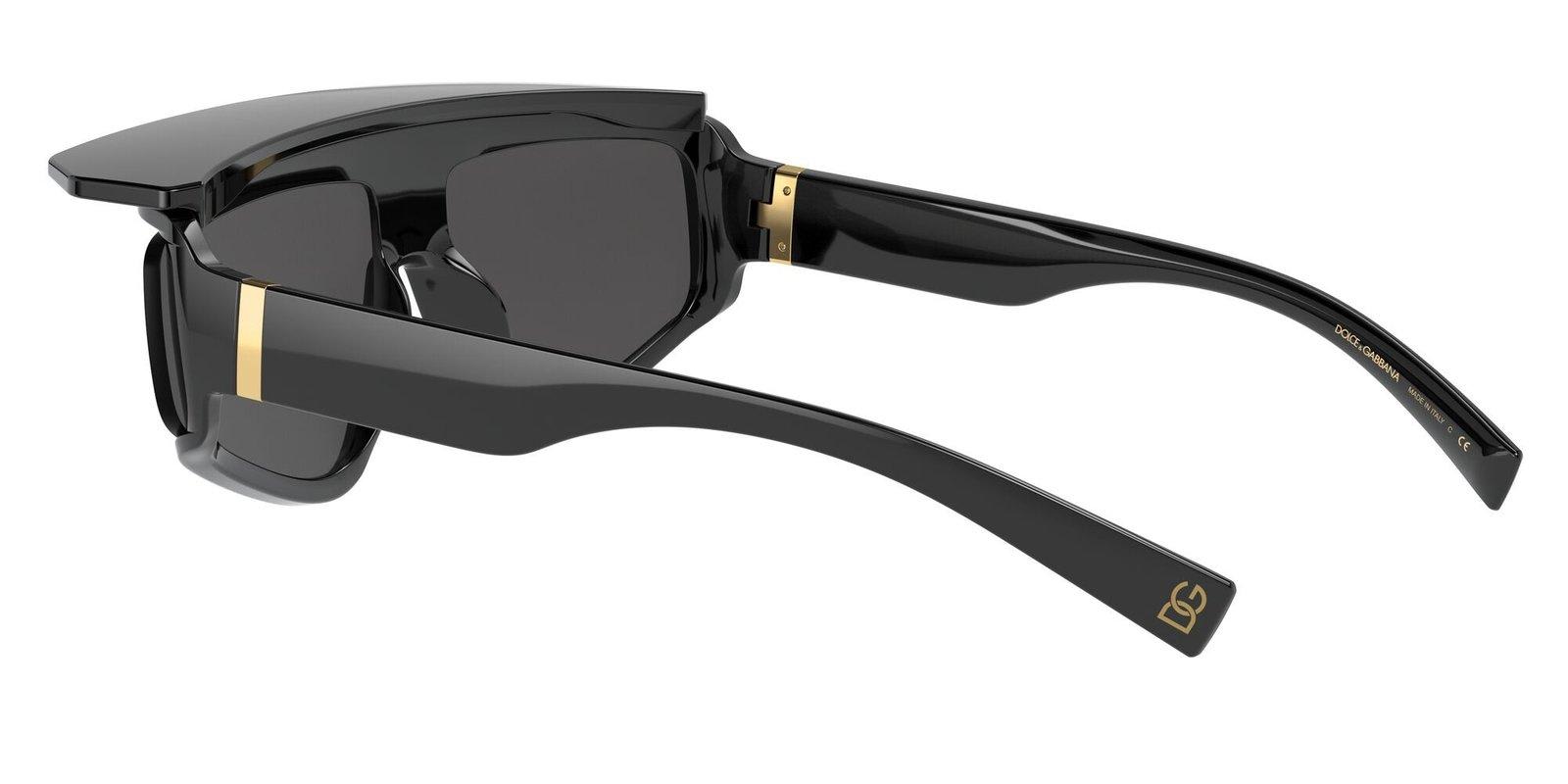 Shop Dolce & Gabbana Rectangular Frame Sunglasses In 501/87