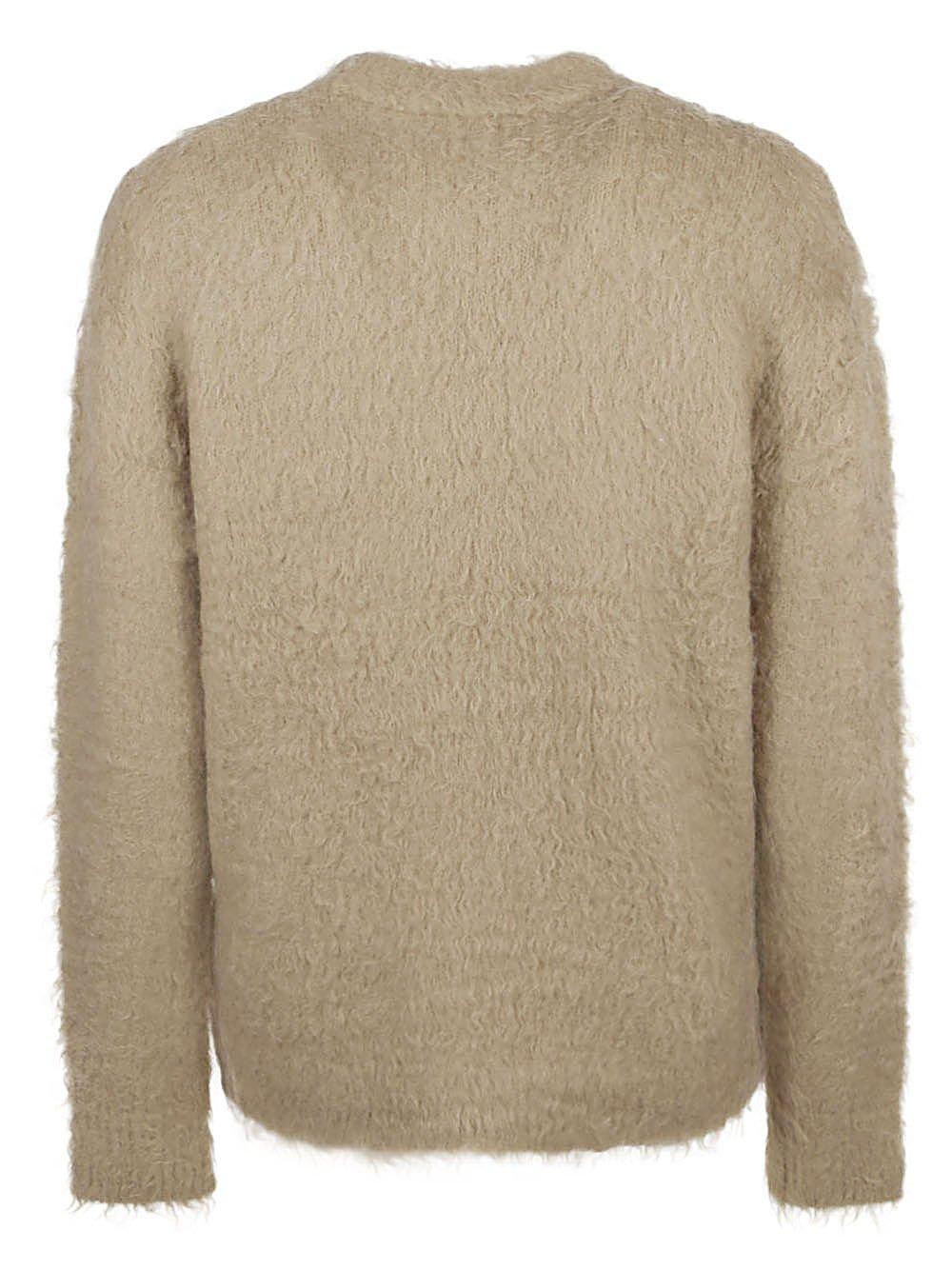 Shop Acne Studios Crewneck Sweater In Beige