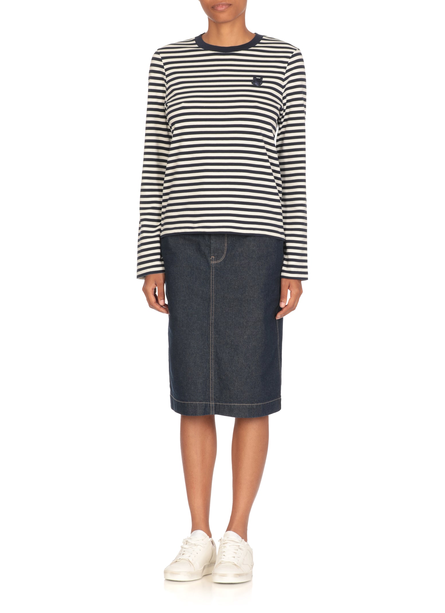 Maison Kitsuné Striped T-shirt