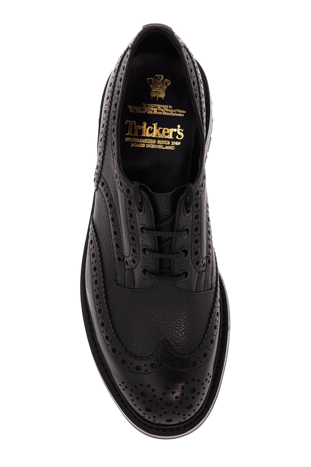 Shop Tricker's Ilkley Derby Bro In Black (black)