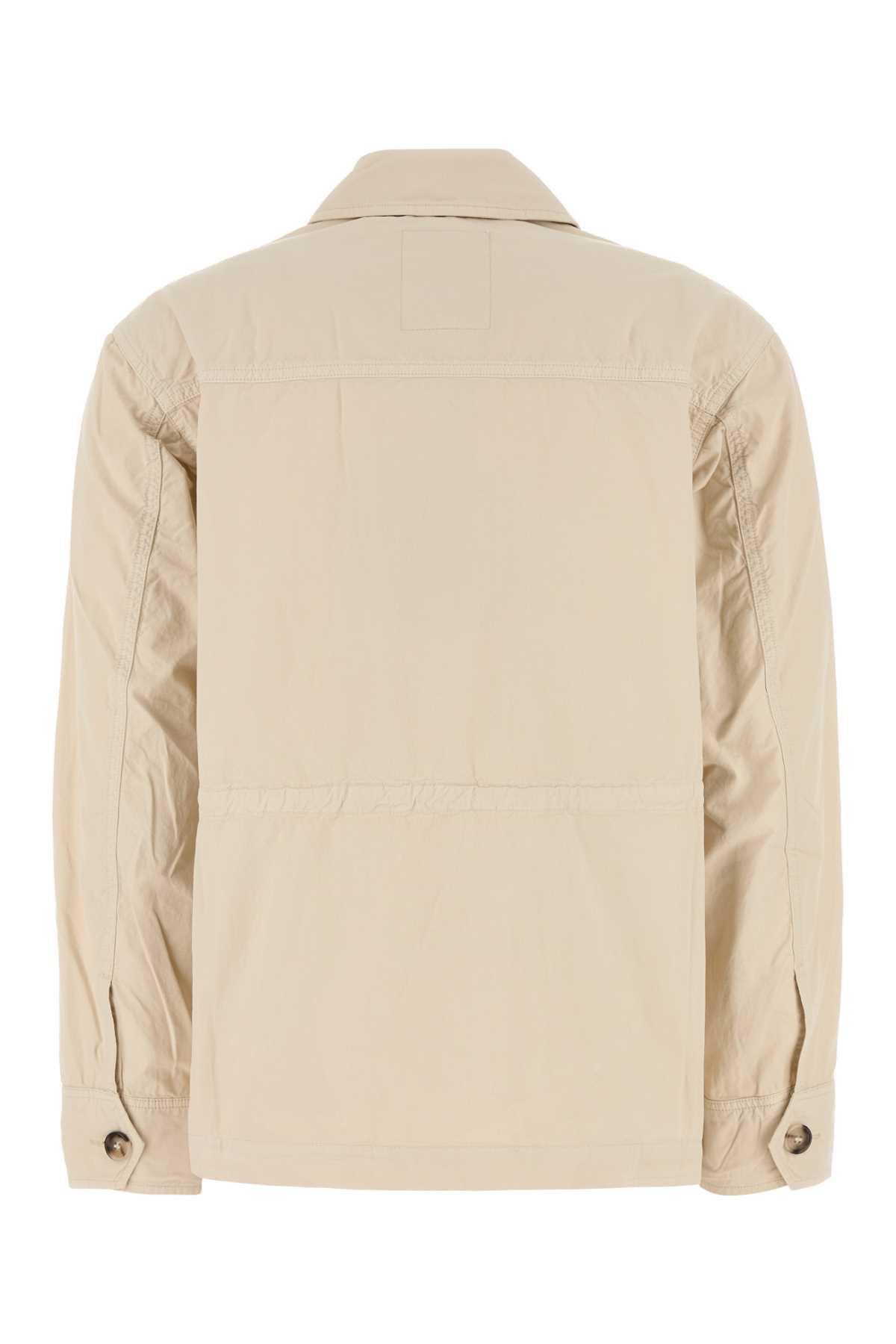 Woolrich Women Beige Gabardine Jacket, L Luxury Jackets For Women Darveys In Beige