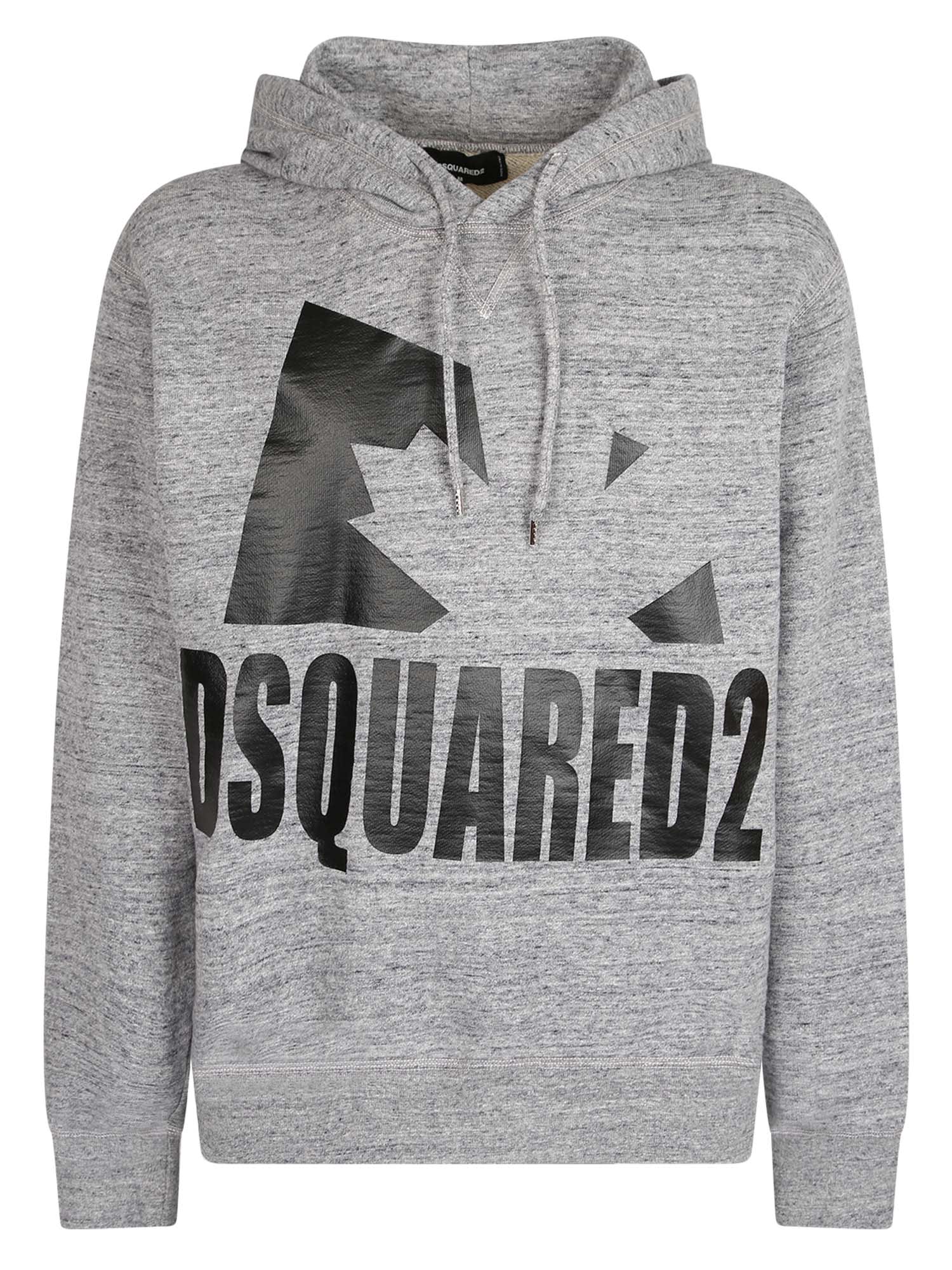 grey branded sweatshirt