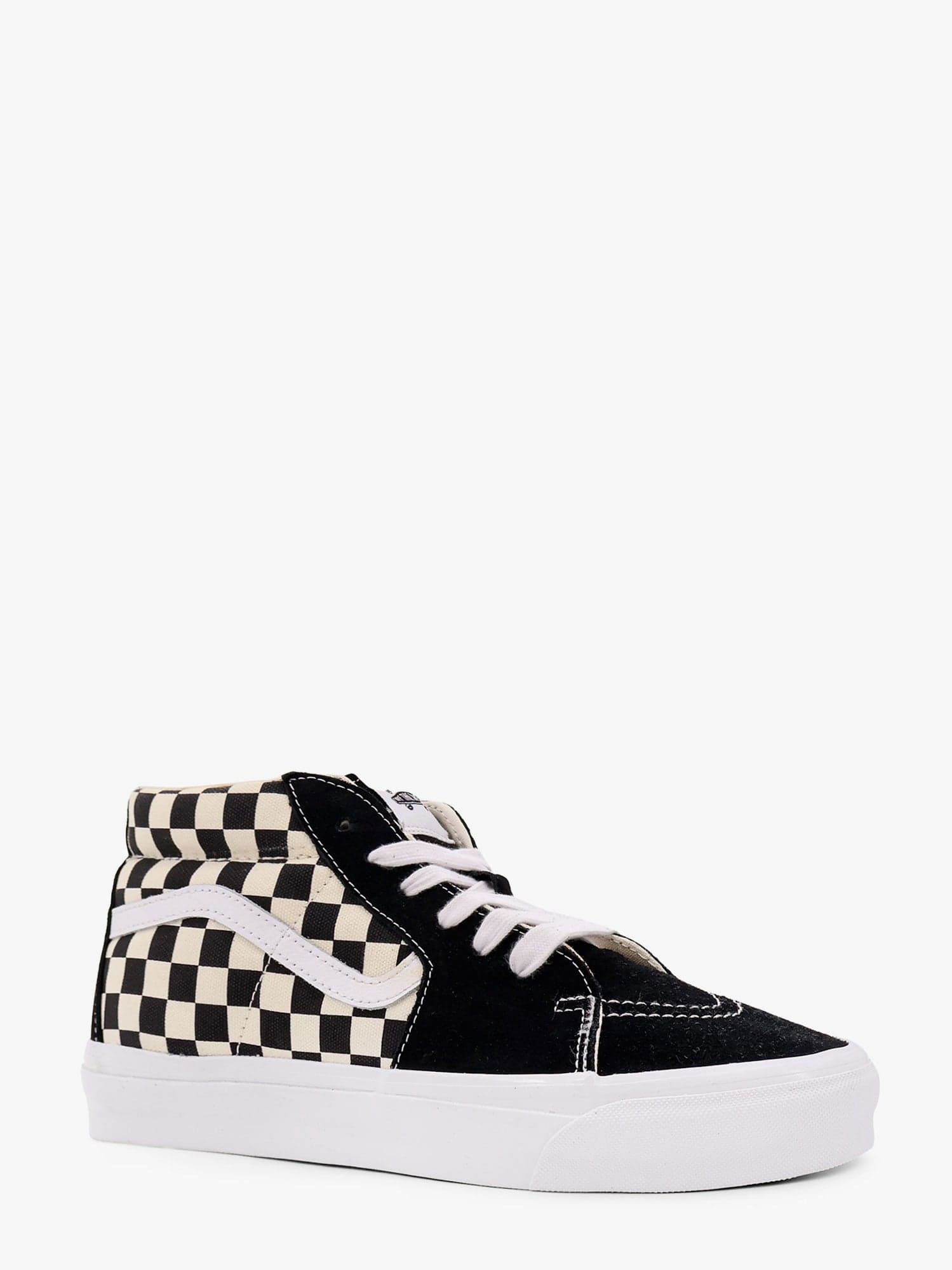 Vans Sk8-mid Reissue 83 Canvas High-top Sneakers In Black