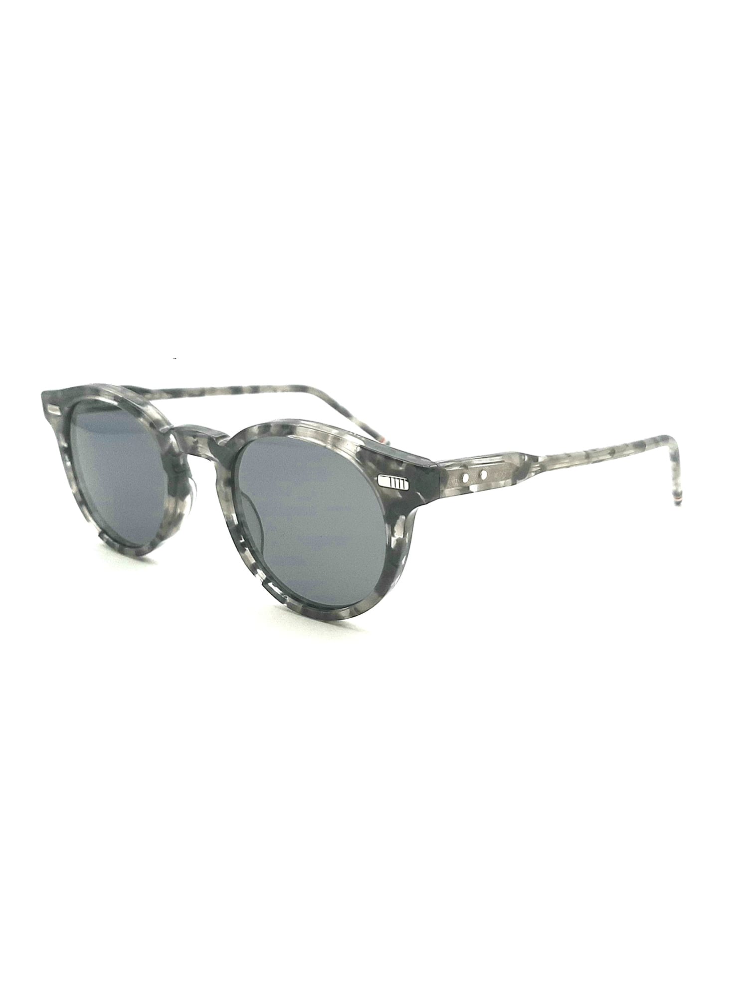 Shop Thom Browne Ues404a/g0002 Sunglasses In Dark Grey