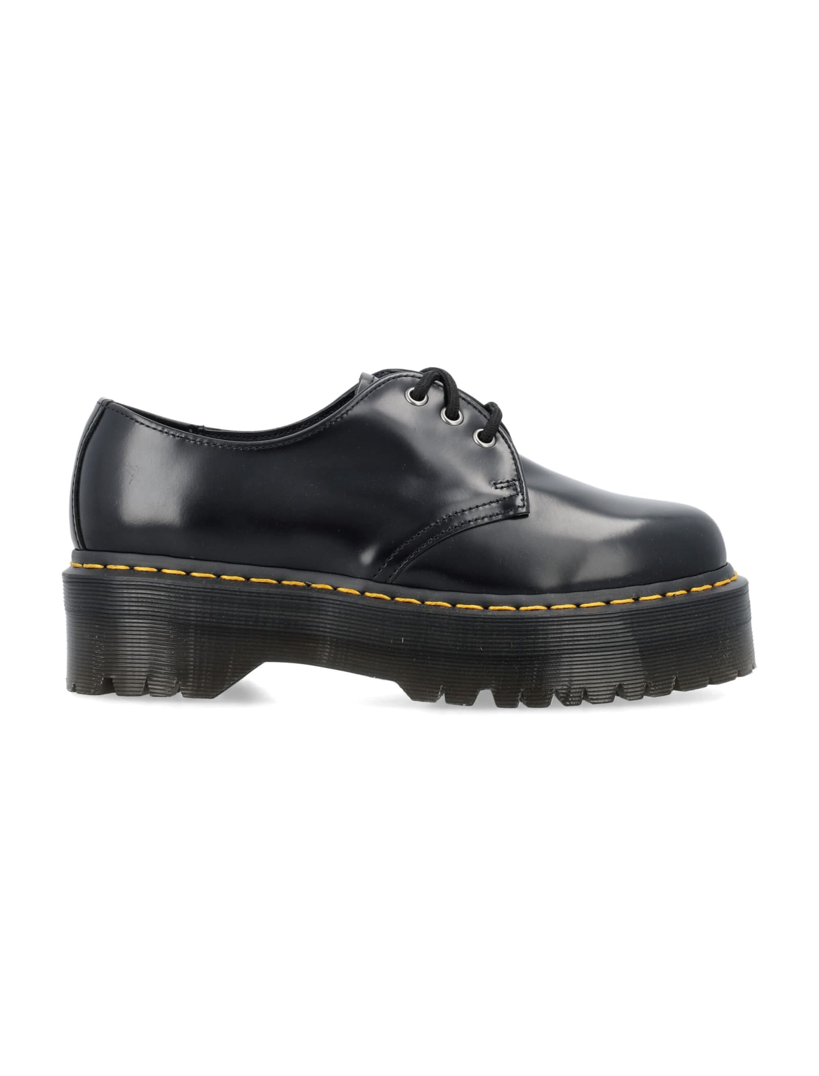 Shop Dr. Martens' Quad Laced Shoes In Black