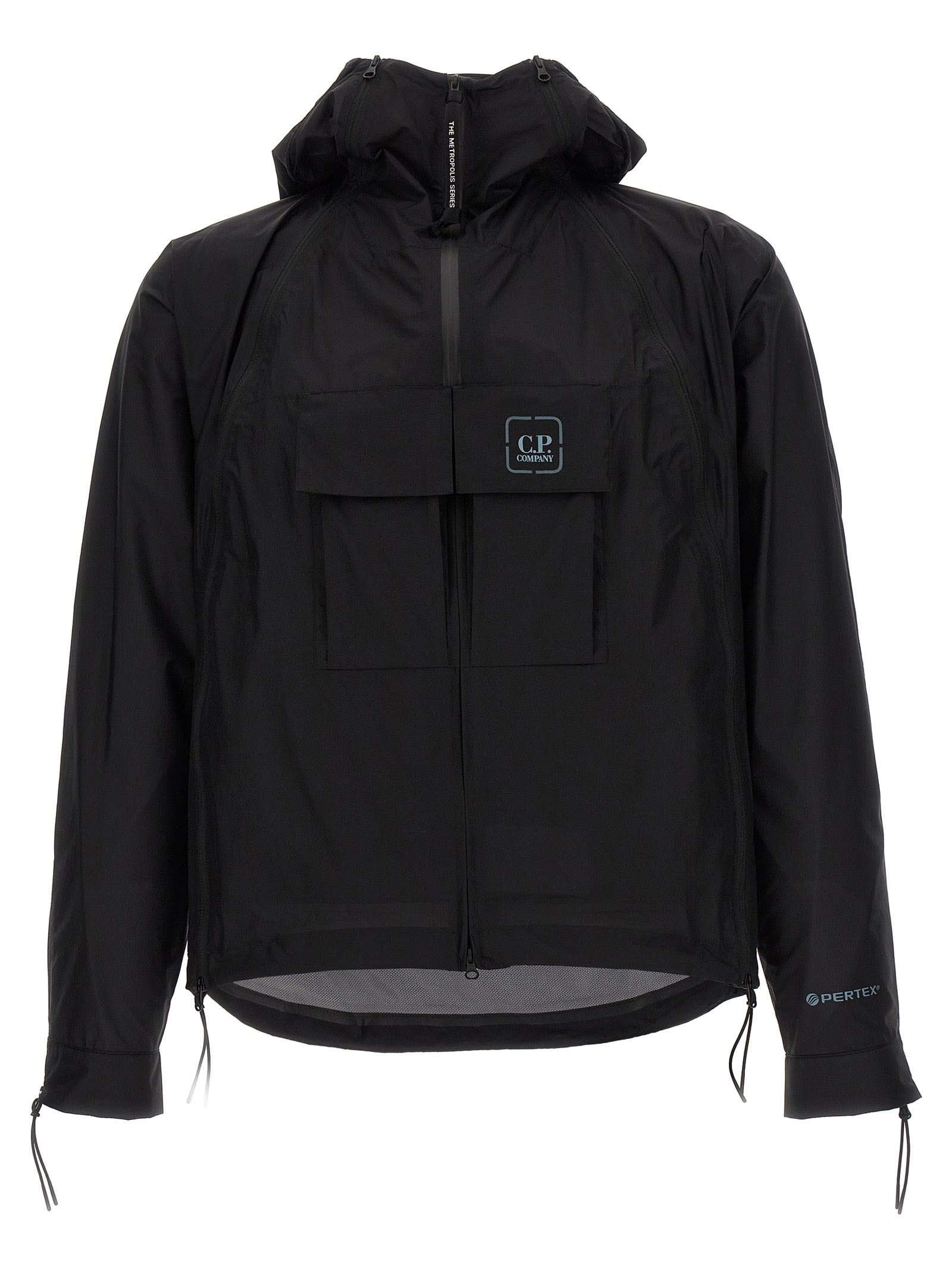 Shop C.p. Company Metropolis Series Pertex Jacket Jacket In Black