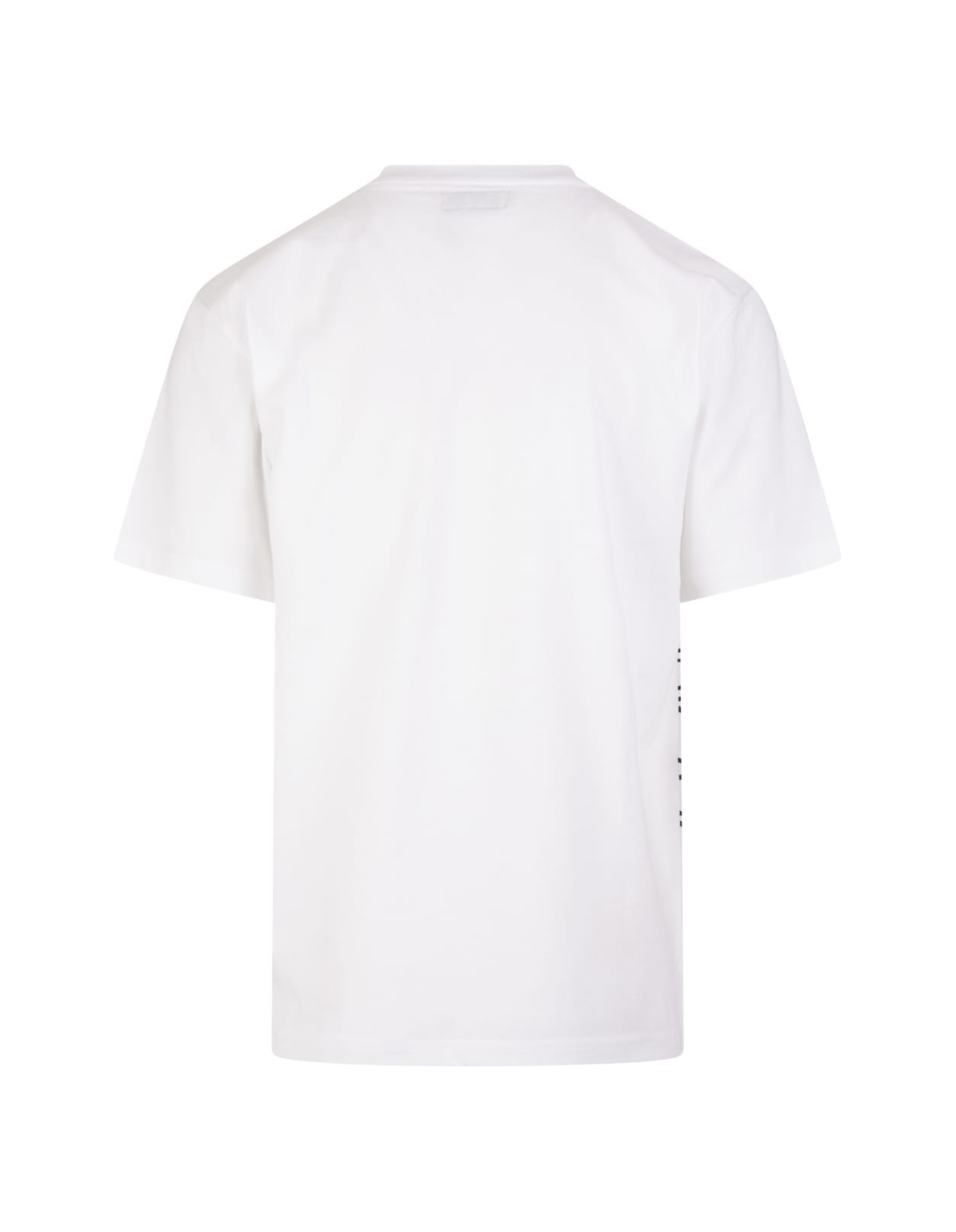 Shop Market Unisex White Smiley In The Net Uv T-shirt