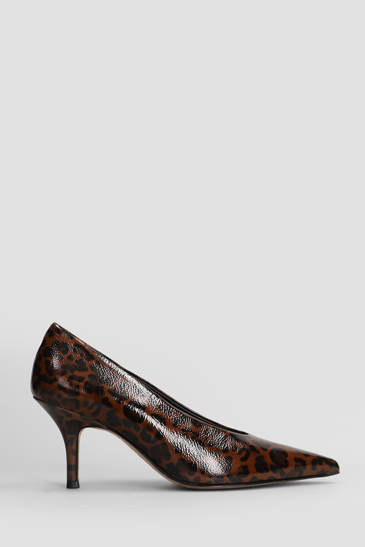 The Seller Pumps In Animalier Leather In Animal Print