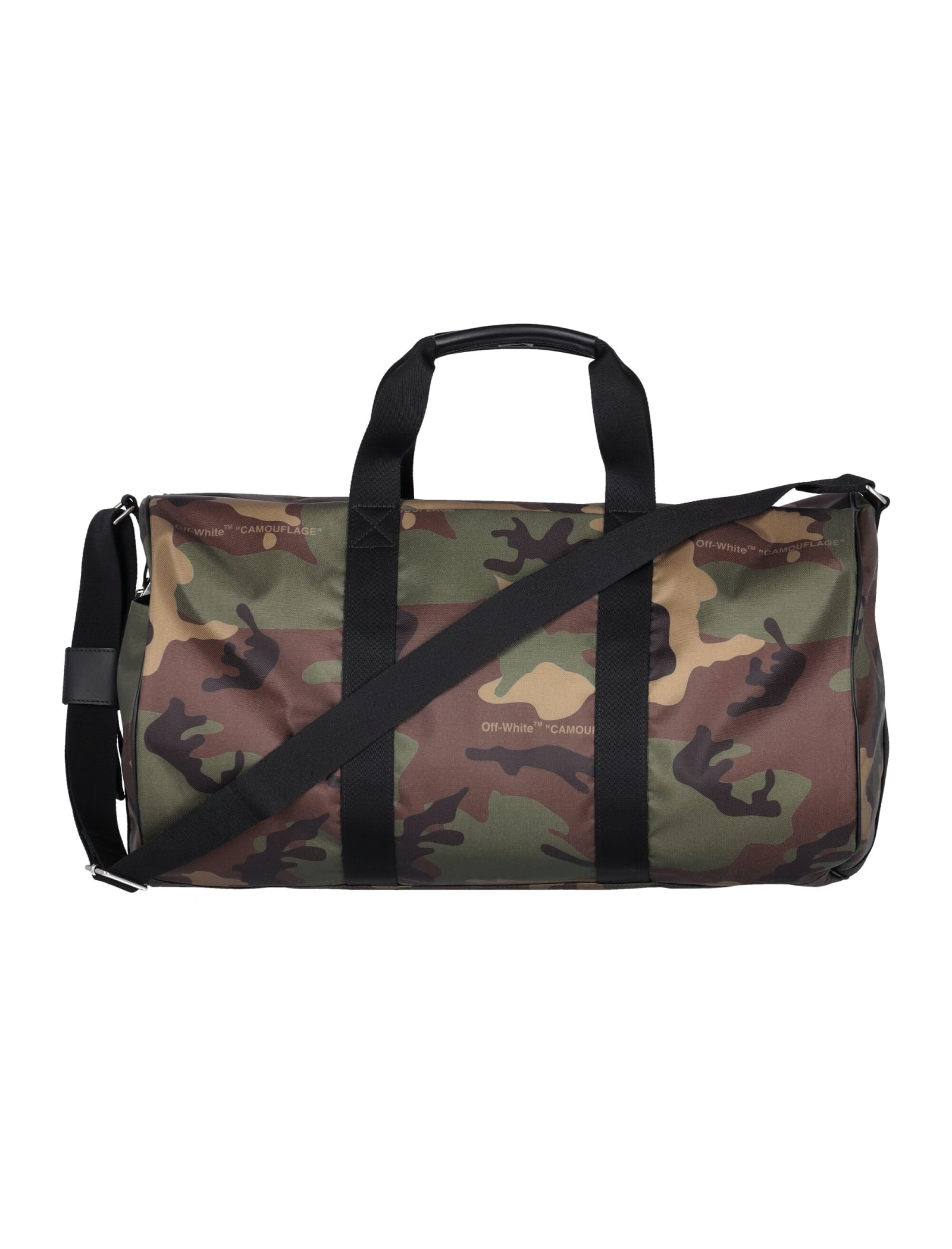 Off-White Arrows Camouflage-print Duffle Bag