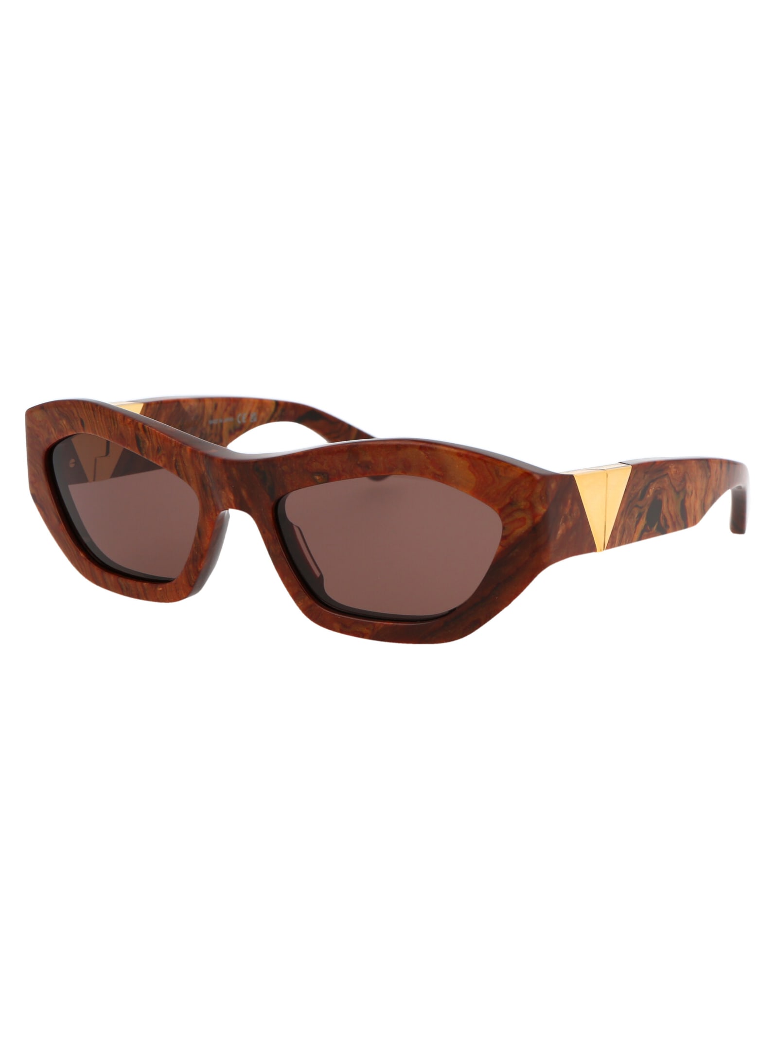 Shop Bottega Veneta Bv1221s Sunglasses In 005 Brown Brown Brown