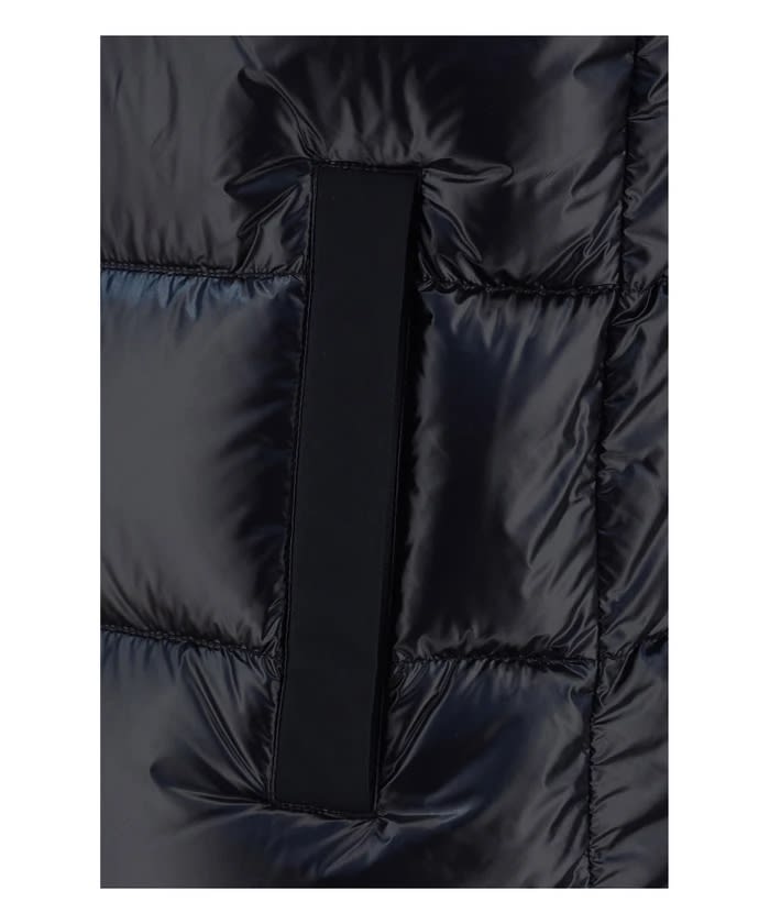 Shop Moose Knuckles Victory Peak Vest In Black