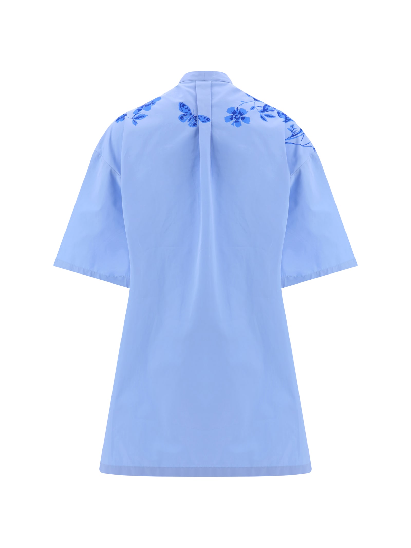 Shop Gucci Top In Baby Blue/mix