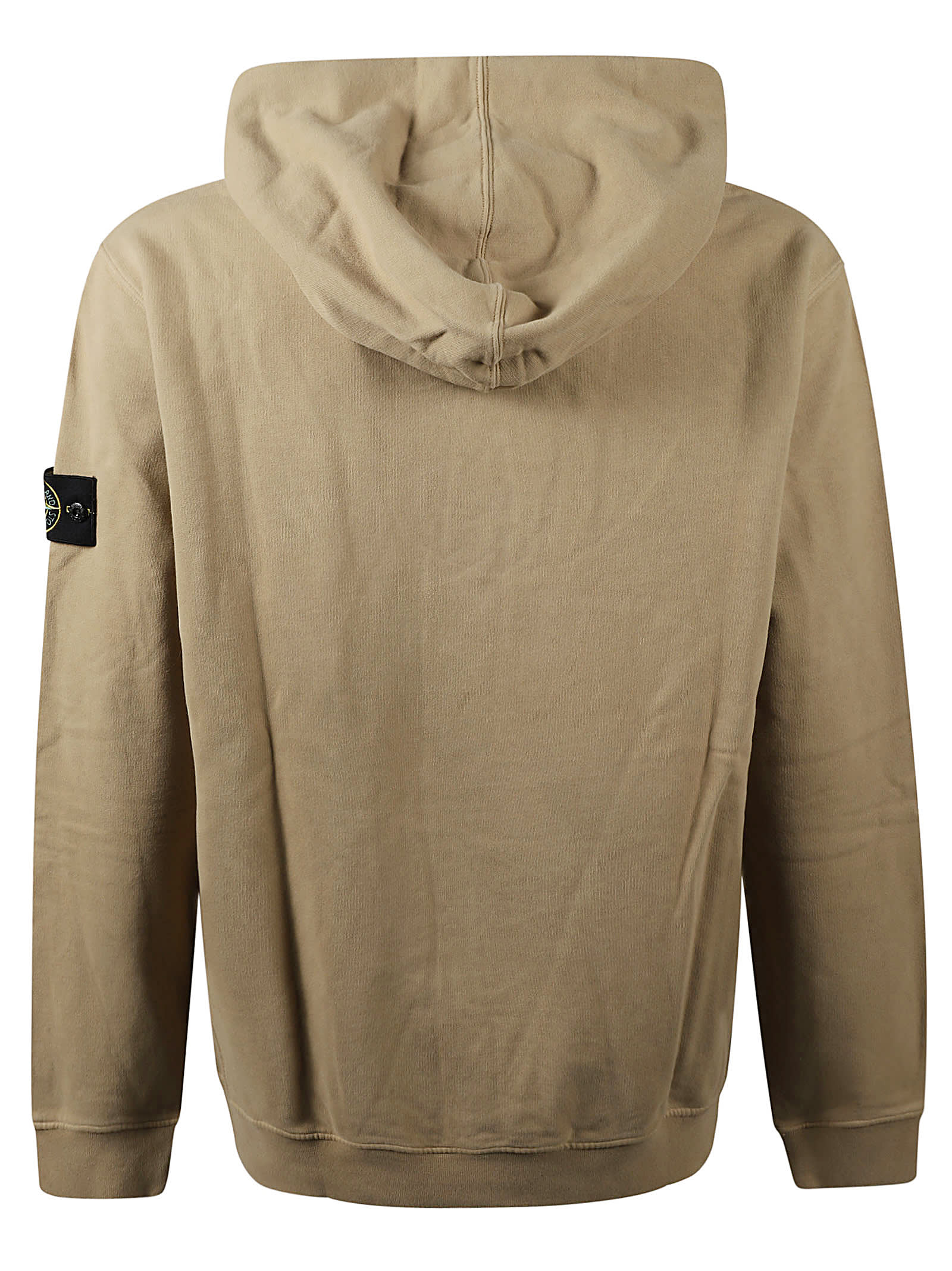 Shop Stone Island Sweatshirt In Biscuit