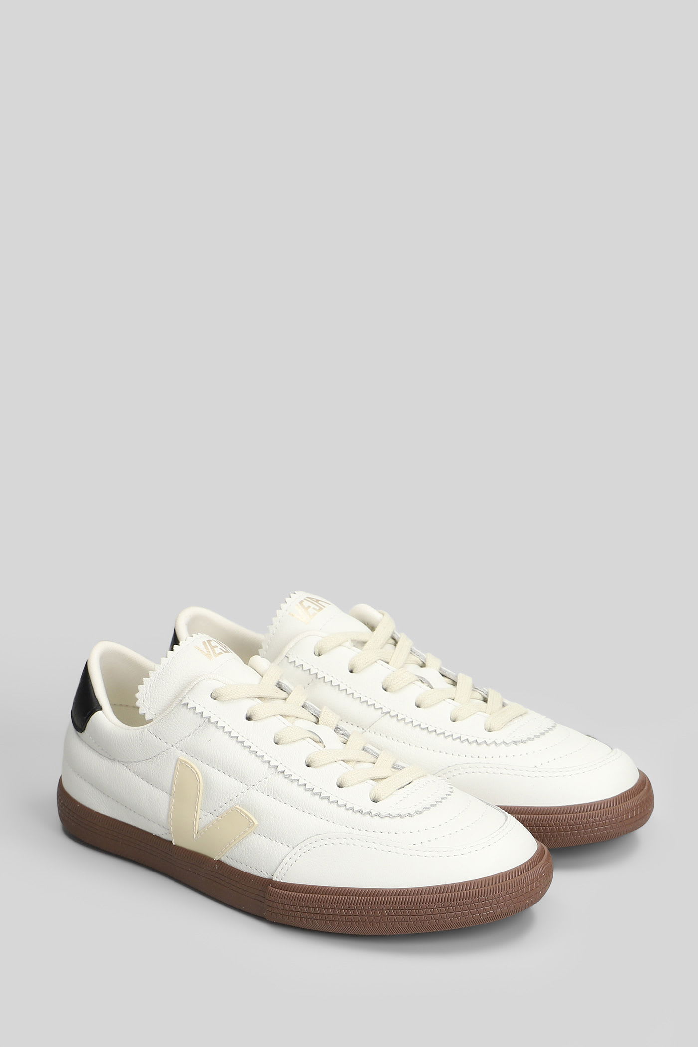Veja Minimalist Low-top Sneakers With Textured Sole In Multi