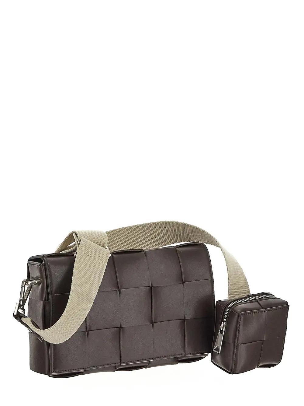 Shop Bottega Veneta Cassette Bag In Marrone