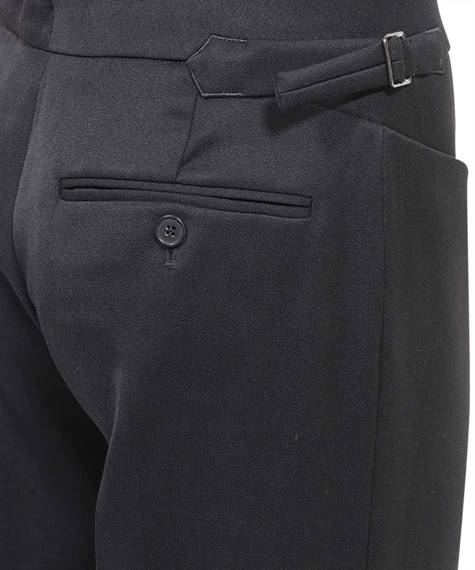 Tom Ford High-waisted Flared Wool Trousers In Black