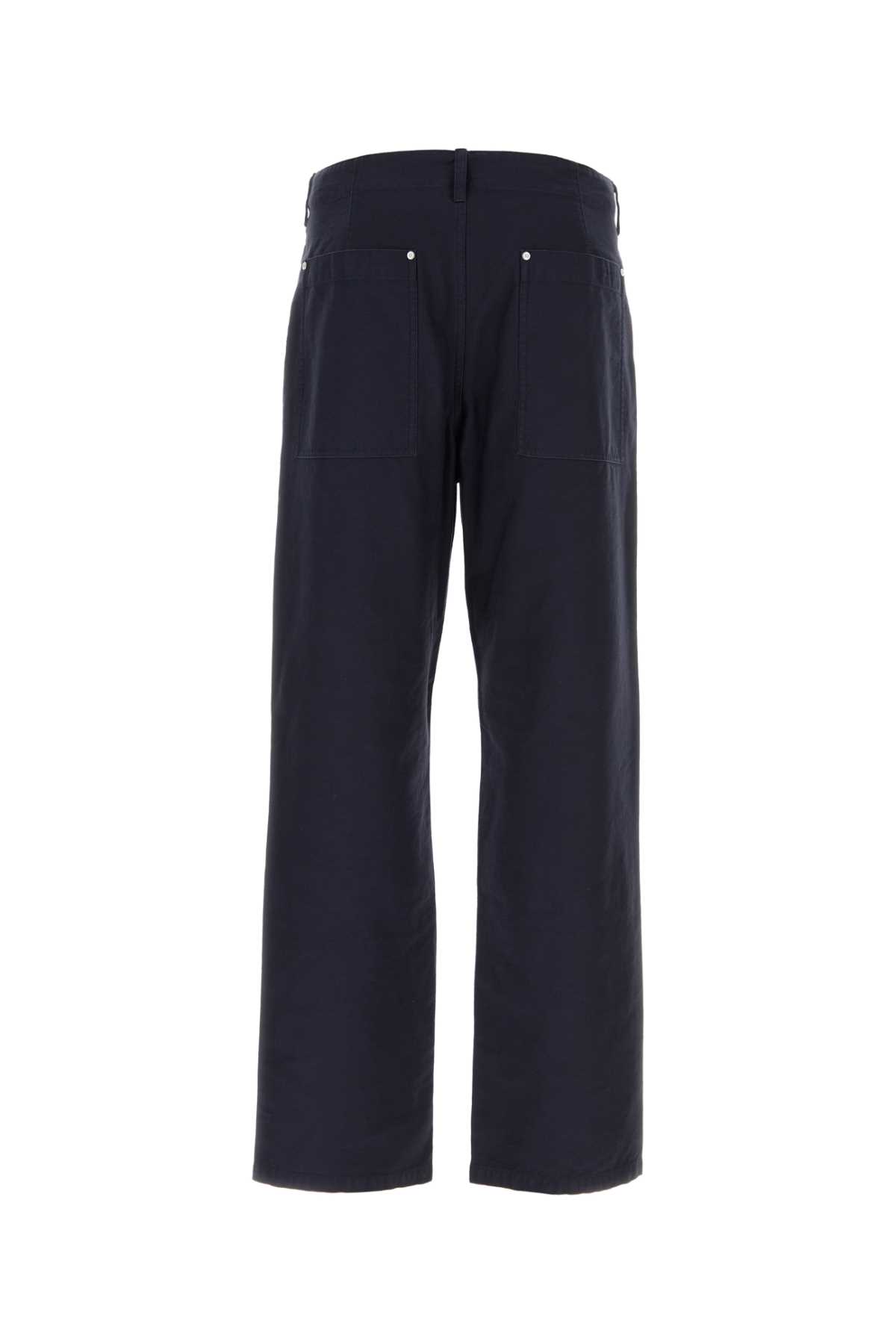 Shop Givenchy Midnight Blue Cotton Pant In Nightblue