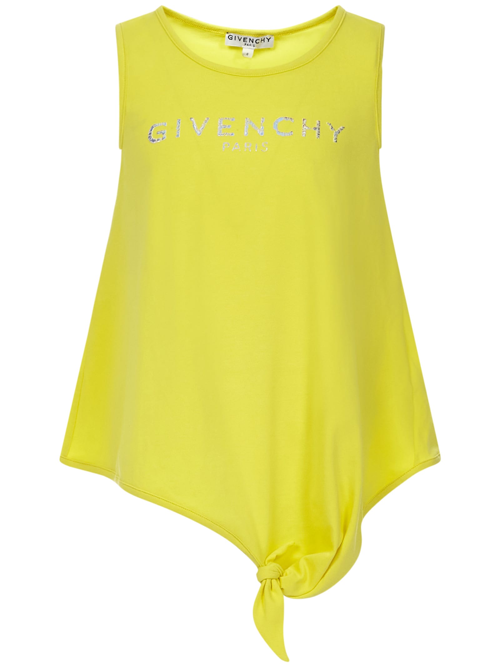 Givenchy Kids Tank Top In Yellow